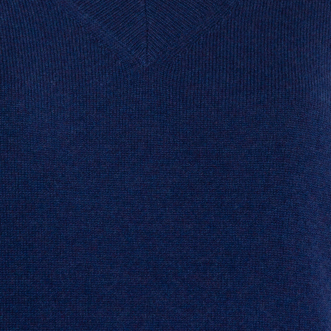 JENNIE LIU Women's 100% Pure Cashmere Long Sleeve Ava V Neck Pullover Sweater