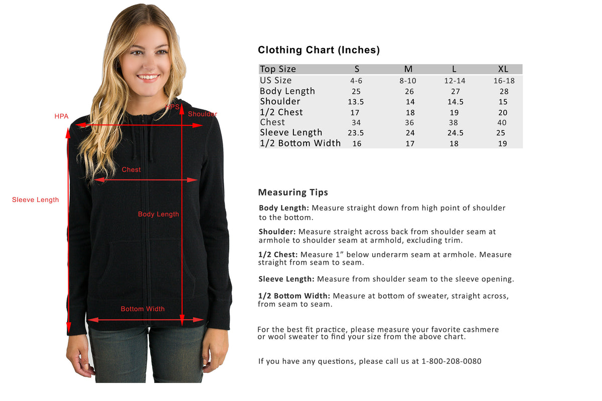 Women's Cashmere Zip Hoodie in Black by JENNIE LIU
