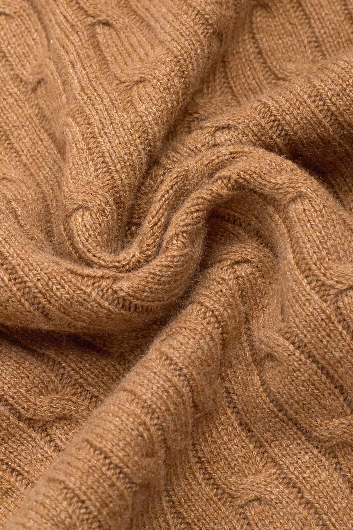 JENNIE LIU Women's 100% Cashmere Cable-knit Long Sleeve Pullover V Neck Sweater