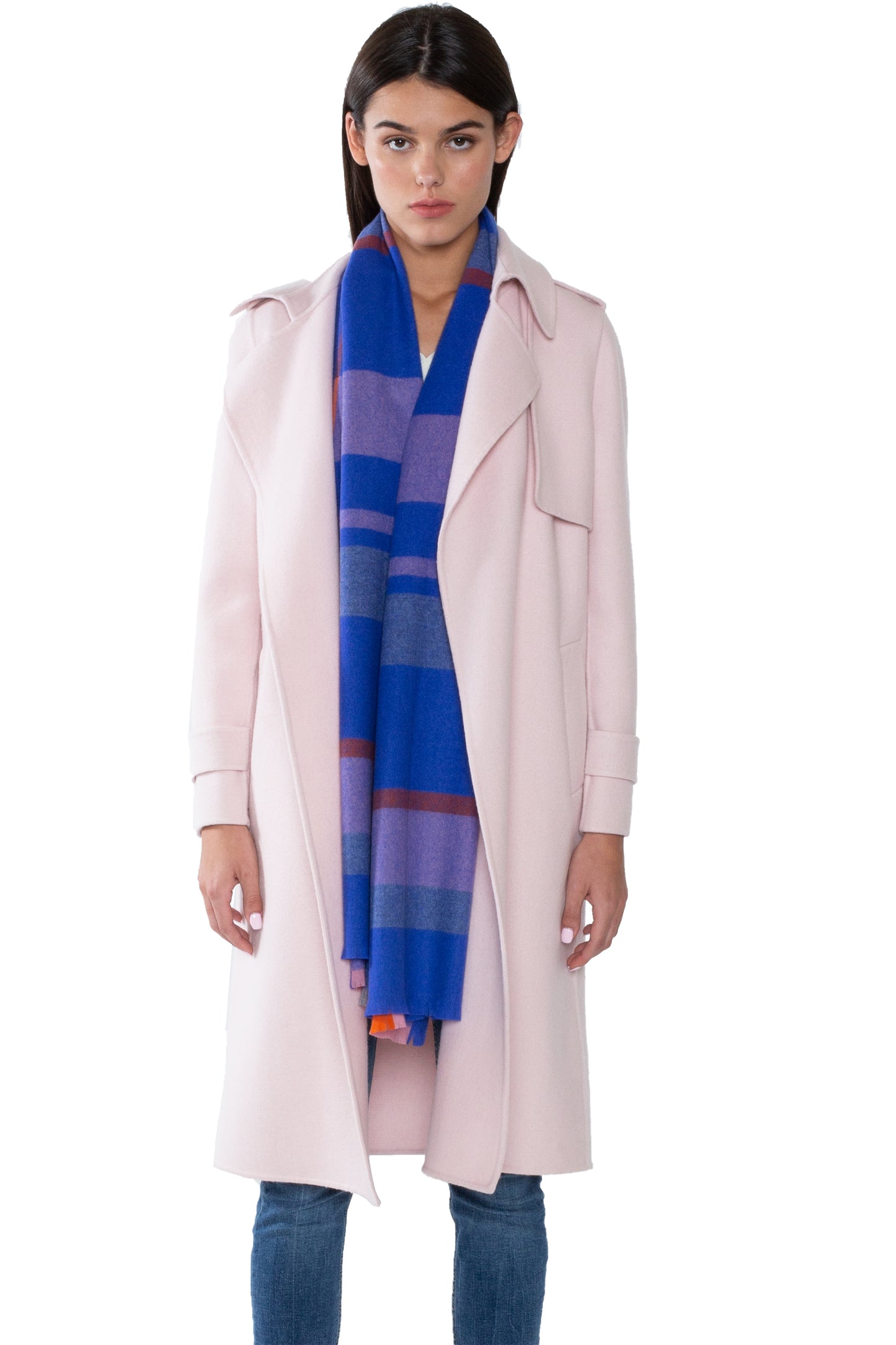 JENNIE LIU Womens 100% Cashmere Shawl Wraps