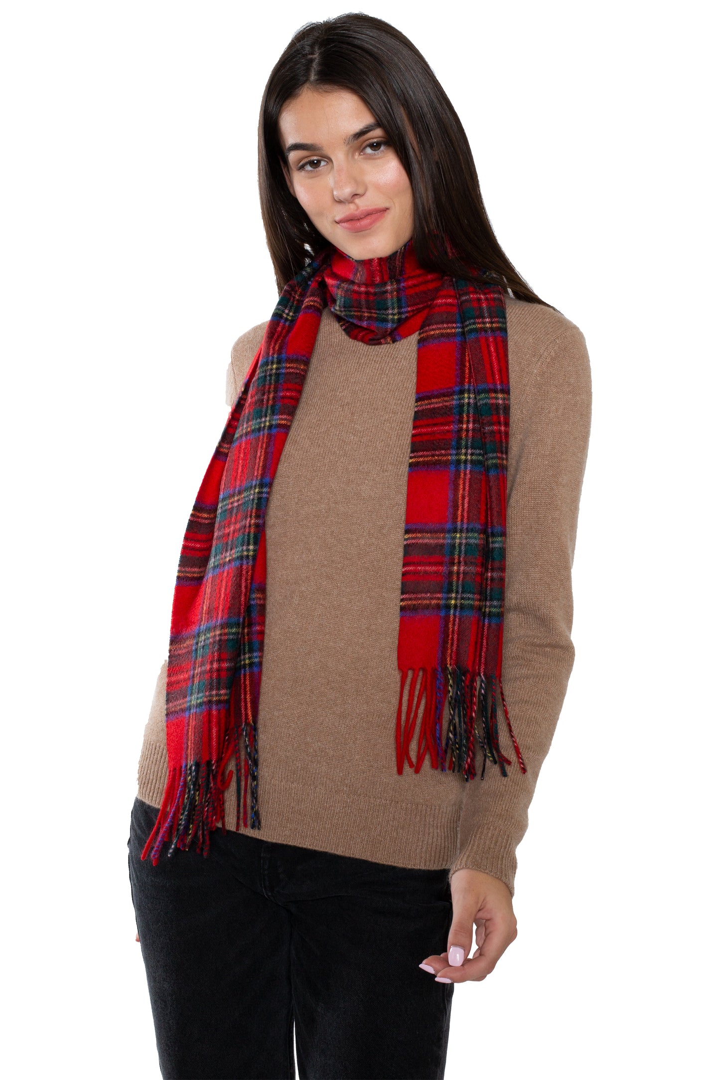 JENNIE LIU WOMENS 100% CASHMERE SCARF