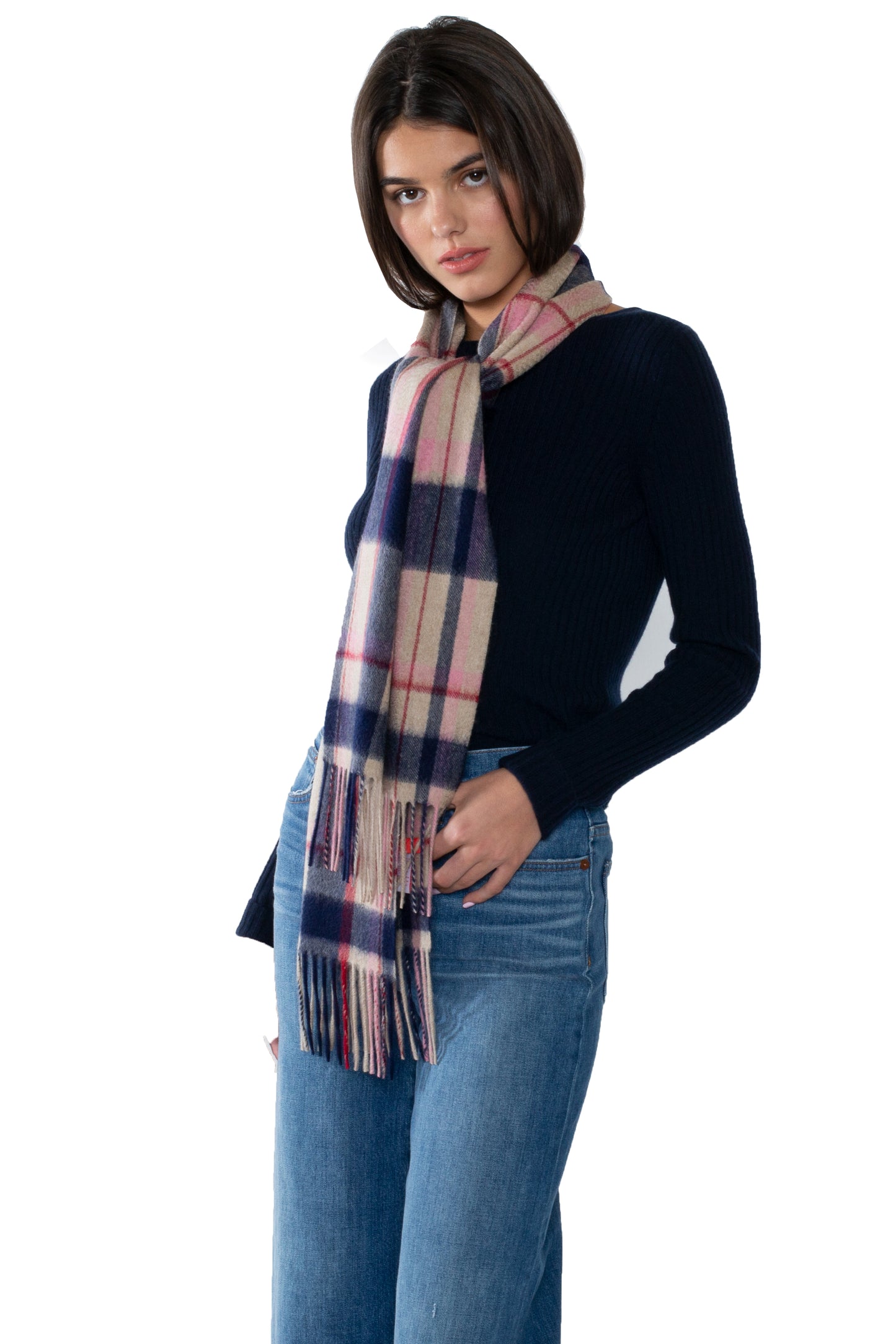 JENNIE LIU WOMENS 100% CASHMERE SCARF