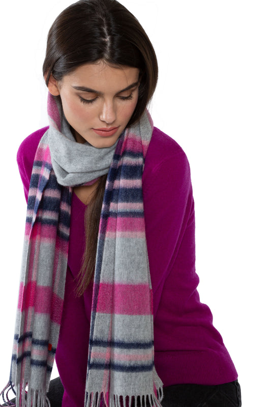 JENNIE LIU Womens 100% Cashmere Scarf