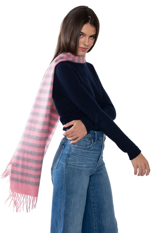 JENNIE LIU Womens 100% Cashmere Scarf