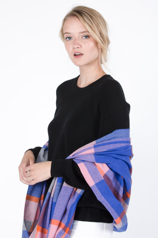 JENNIE LIU Womens 100% Cashmere Shawl Wraps