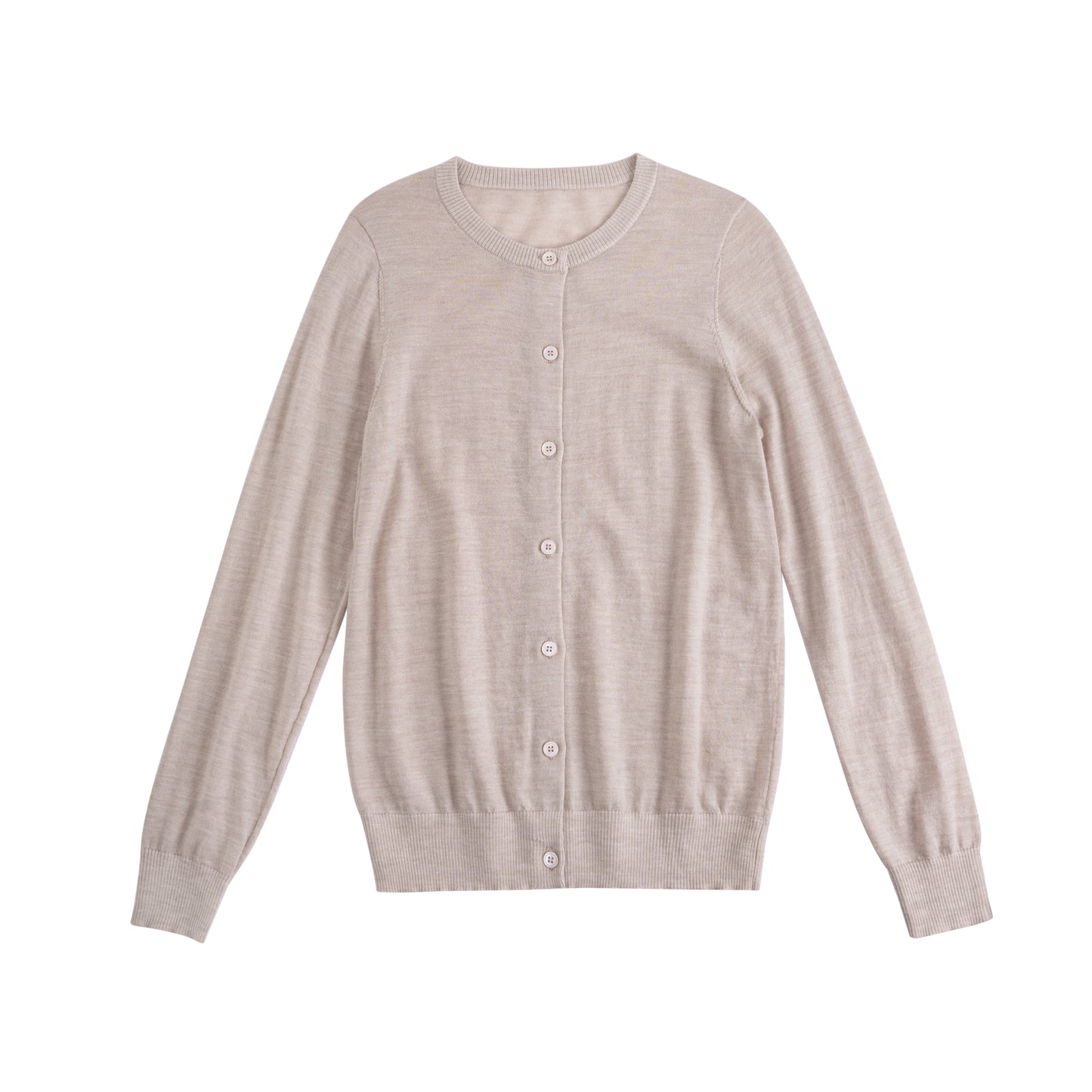 JENNIE LIU Women's 100% Merino Wool Light Weight Cardigan | Ultra Soft Fine-gauge Sweaters for Women | Machine Washable