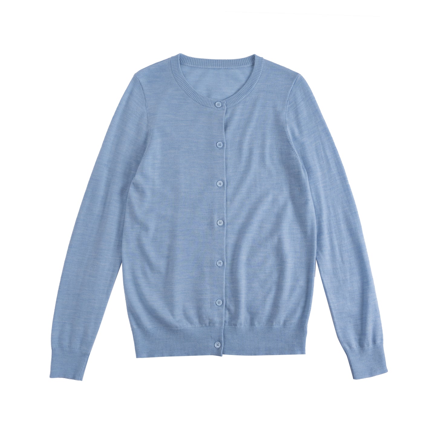 JENNIE LIU Women's 100% Merino Wool Light Weight Cardigan | Ultra Soft Fine-gauge Sweaters for Women | Machine Washable