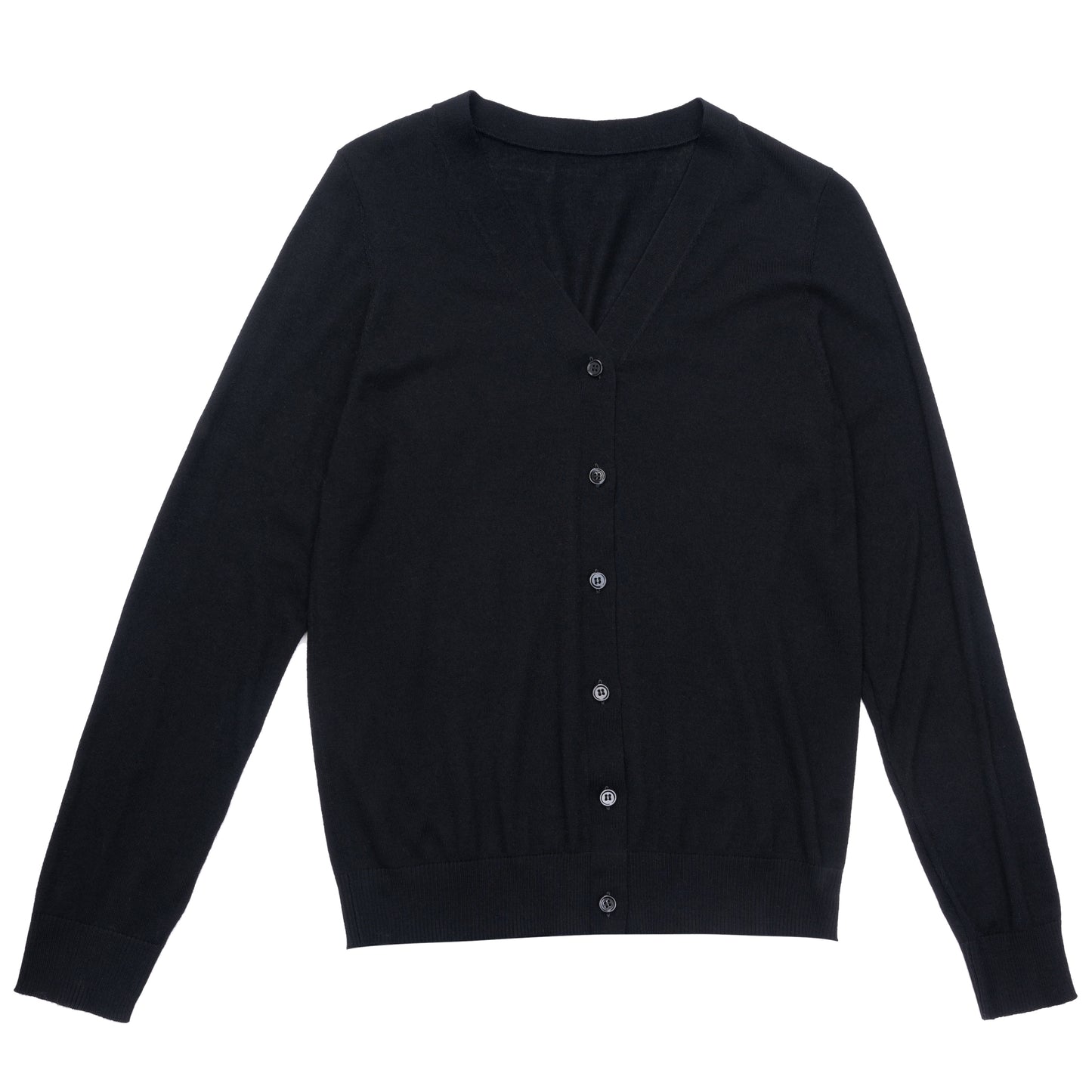 JENNIE LIU Women's 100% Merino Wool Light Weight Cardigan | Ultra Soft Fine Gauge V Neck Sweaters for Women | Machine Washable