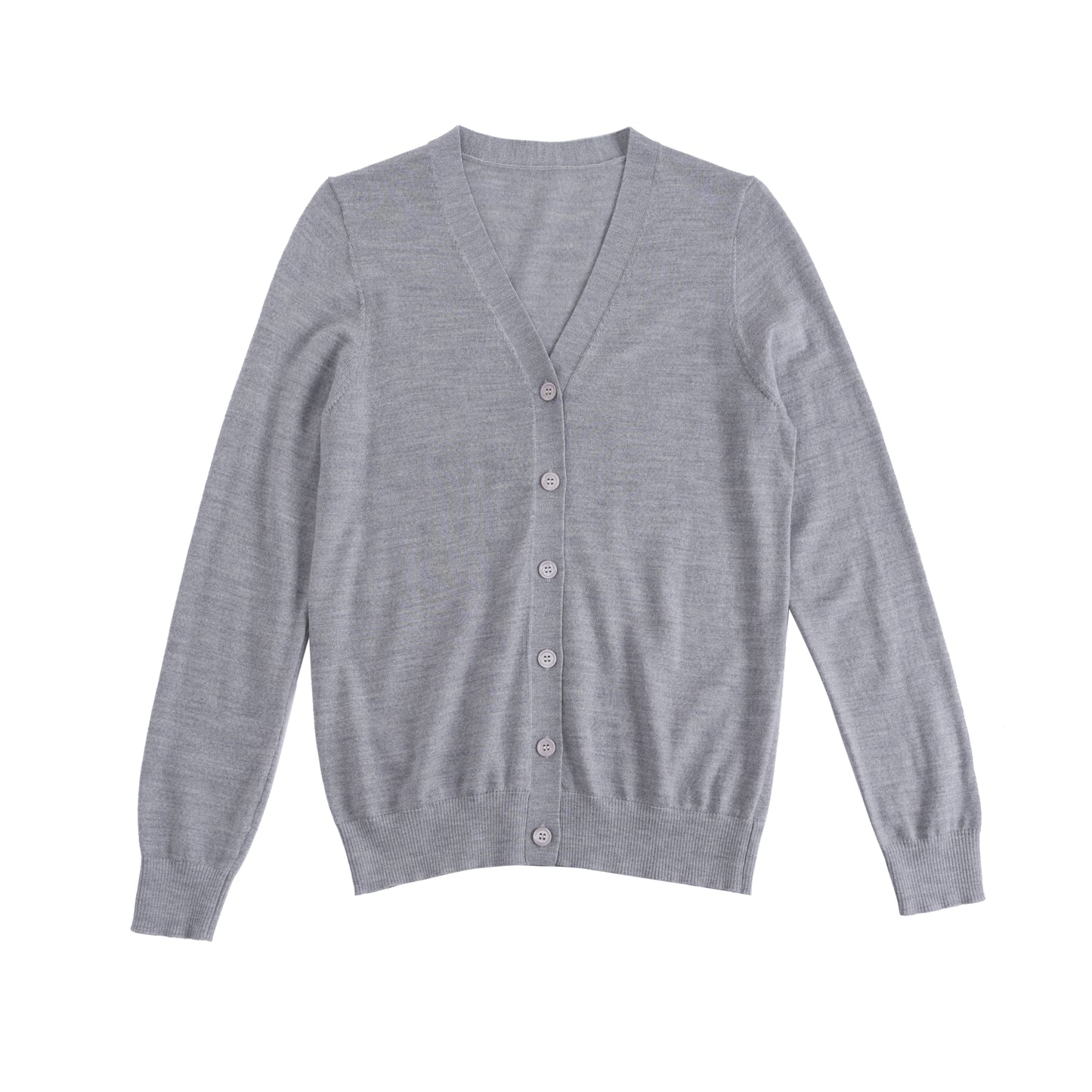 JENNIE LIU Women's 100% Merino Wool Light Weight Cardigan | Ultra Soft Fine Gauge V Neck Sweaters for Women | Machine Washable