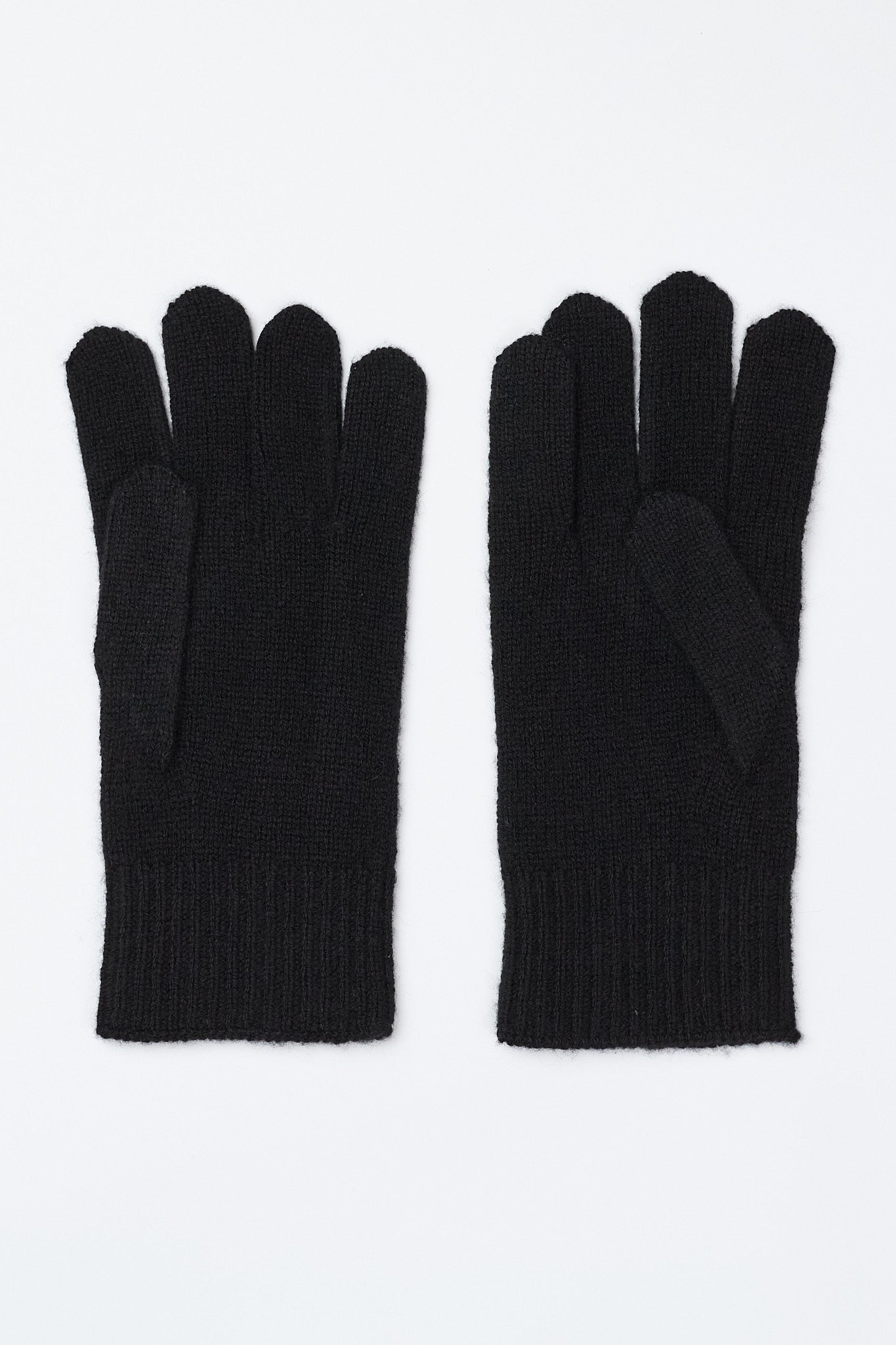 JENNIE LIU 100% Cashmere 3-ply Knitted Gloves
