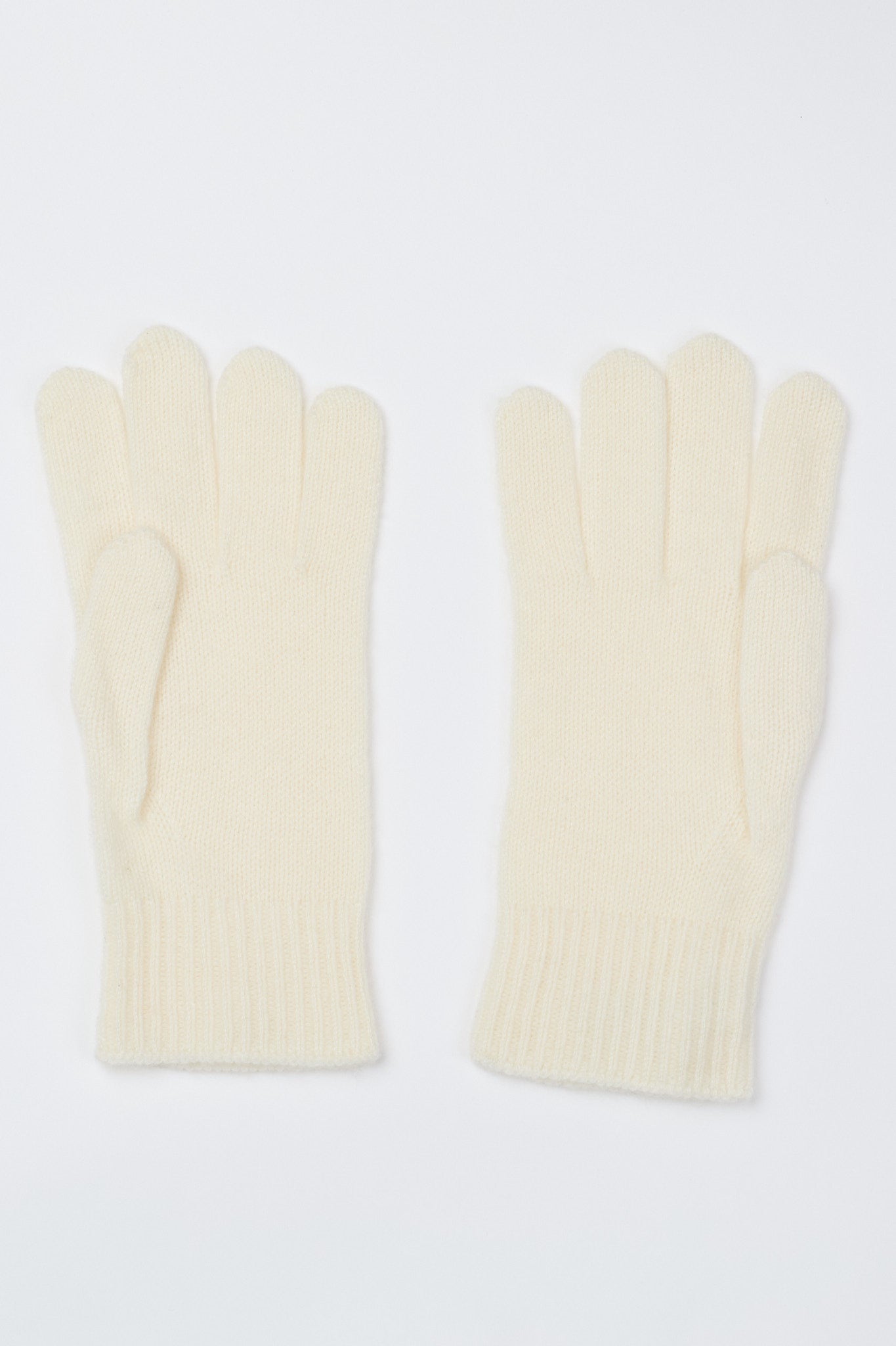 JENNIE LIU 100% Cashmere 3-ply Knitted Gloves