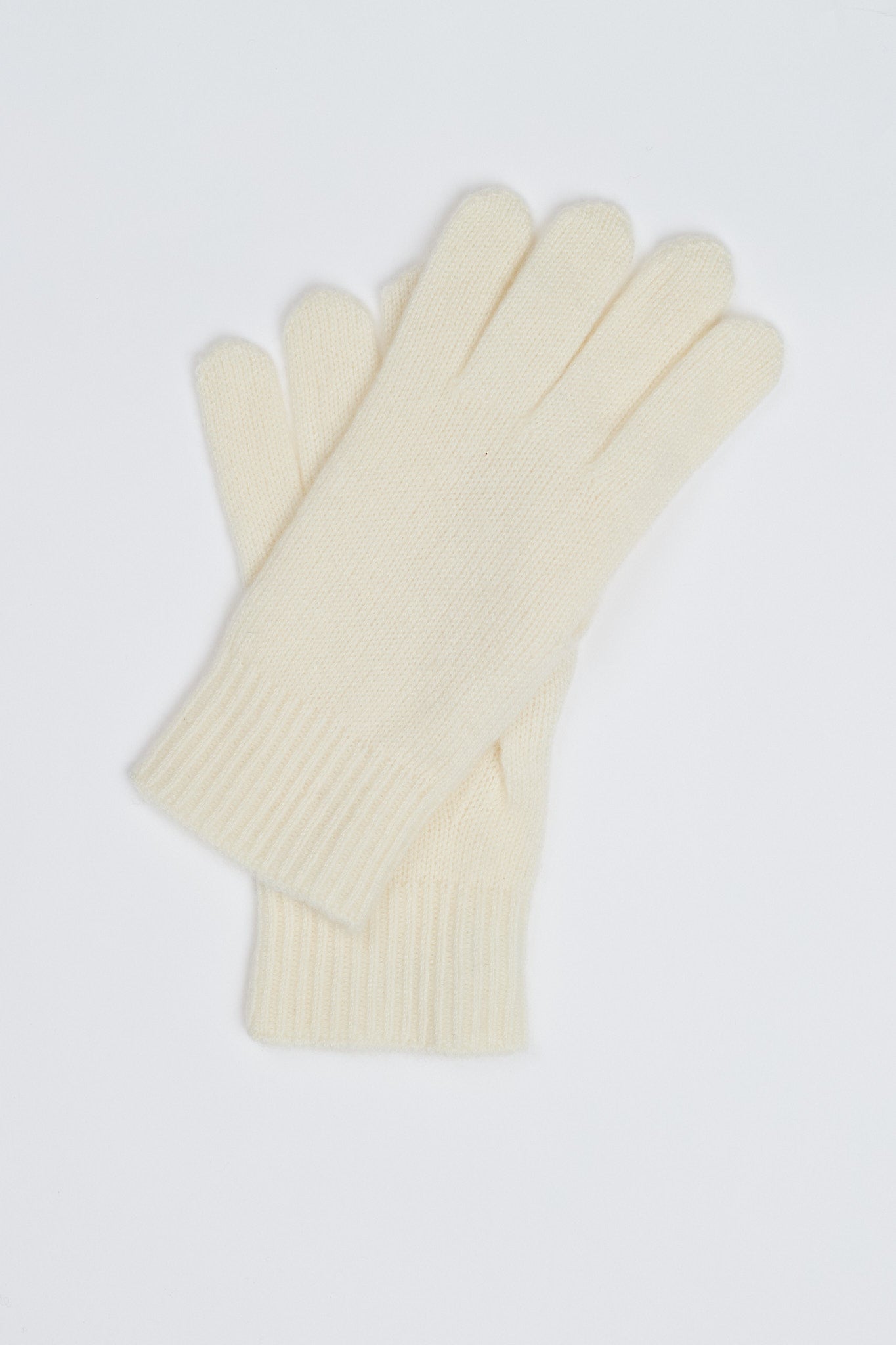 JENNIE LIU 100% Cashmere 3-ply Knitted Gloves