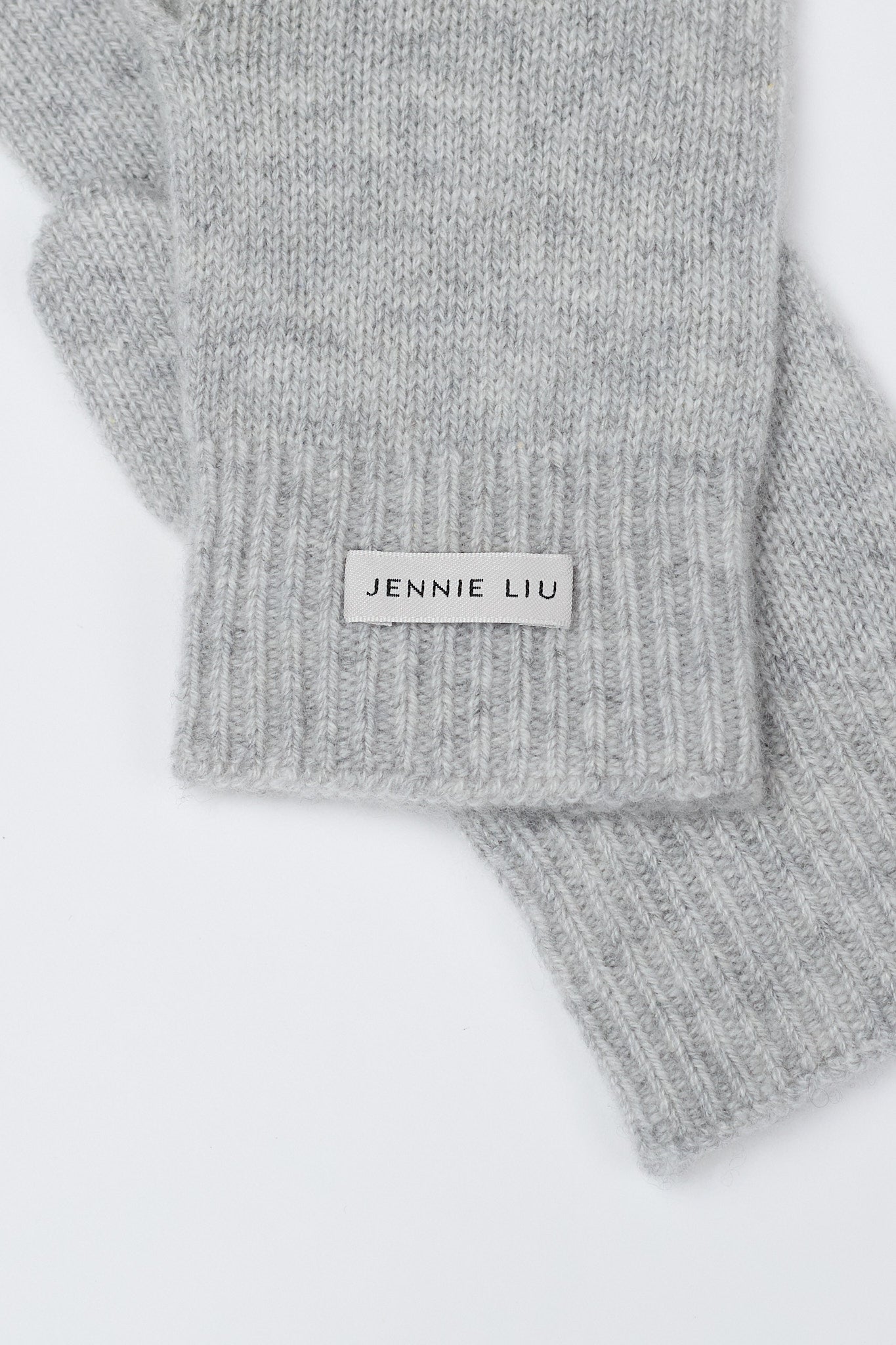 JENNIE LIU 100% Cashmere 3-ply Knitted Gloves