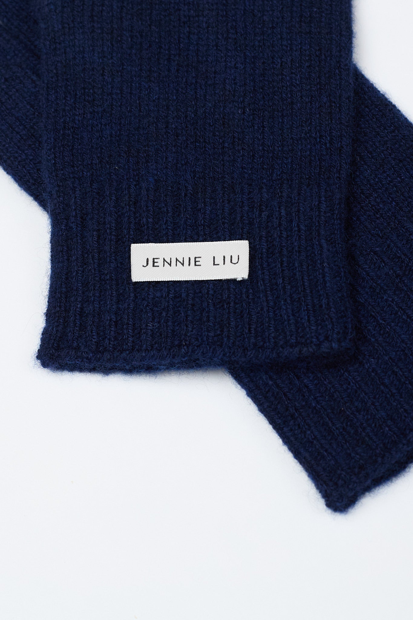 JENNIE LIU 100% Cashmere 3-ply Knitted Gloves
