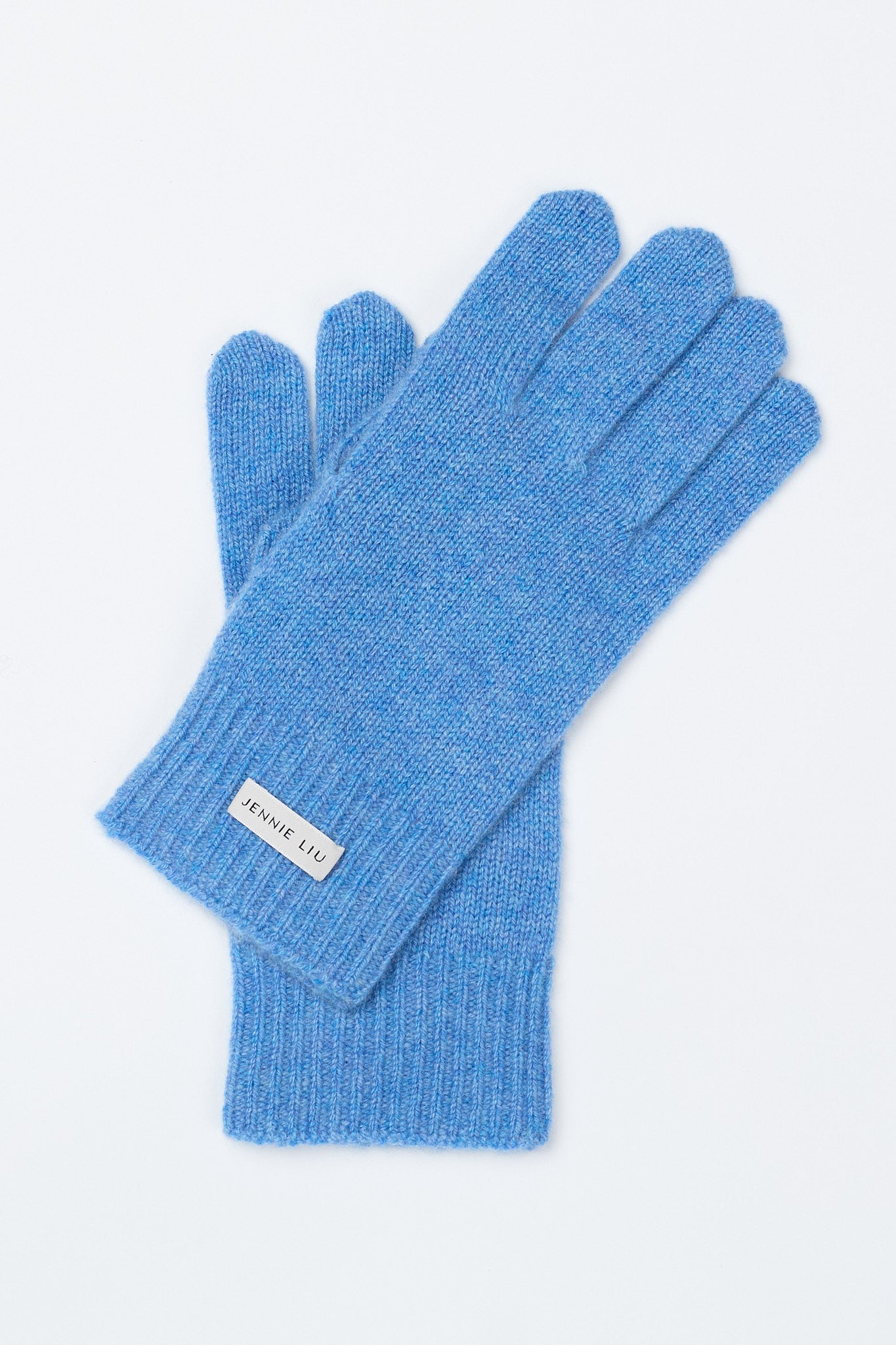 JENNIE LIU 100% Cashmere 3-ply Knitted Gloves