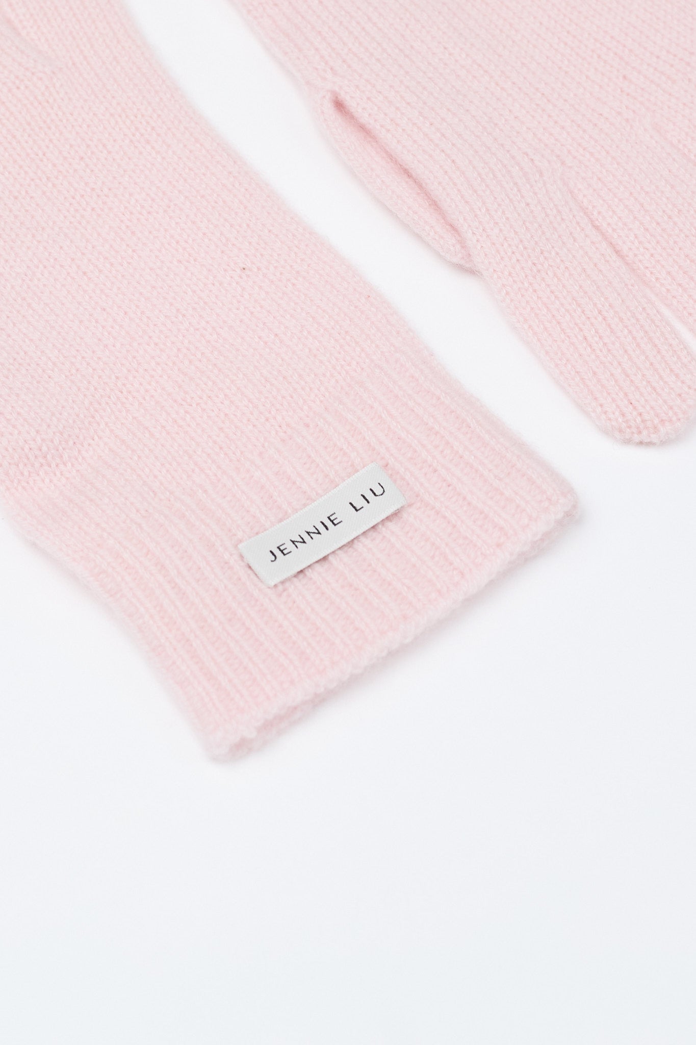 JENNIE LIU 100% Cashmere 3-ply Knitted Gloves