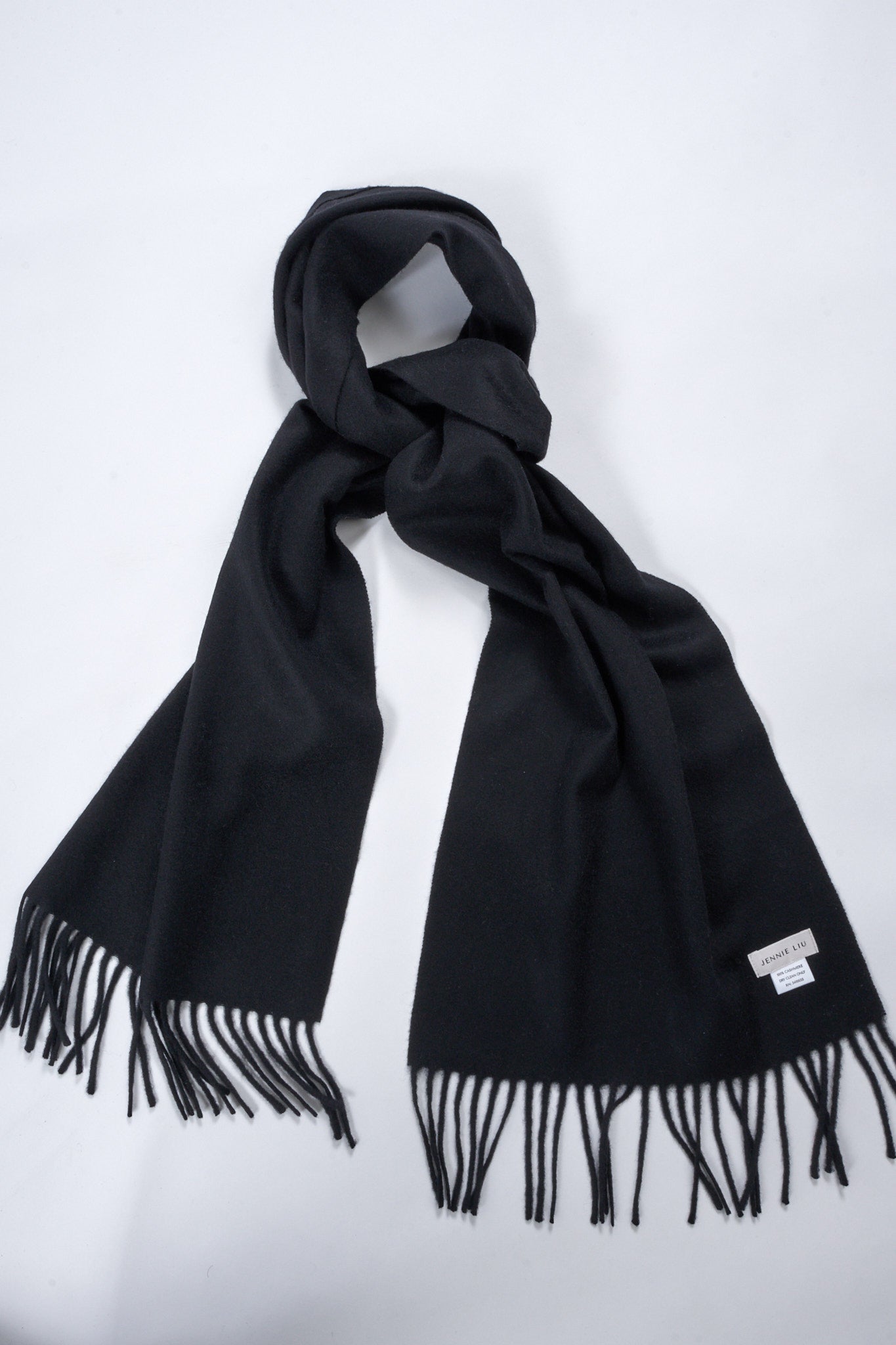 JENNIE LIU Women's 100% Pure Cashmere Scarf 75"x12" Cashmere Scarves for Women