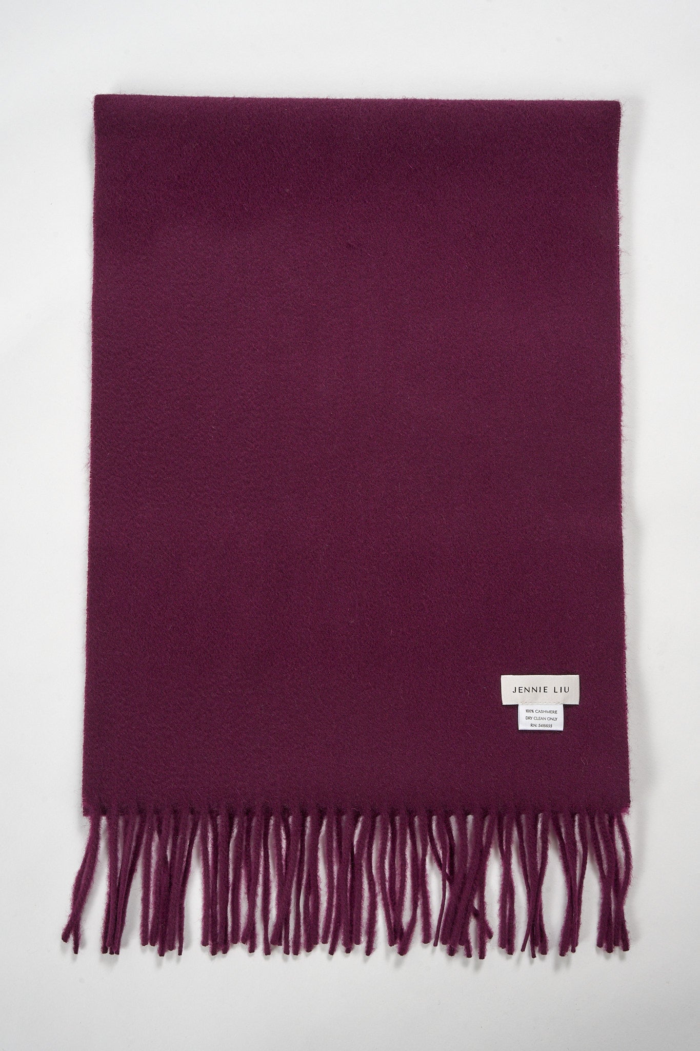 JENNIE LIU Women's 100% Pure Cashmere Scarf 75"x12" Cashmere Scarves for Women