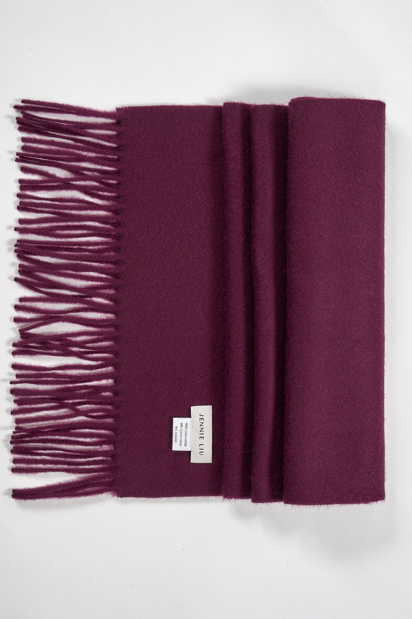 JENNIE LIU Women's 100% Pure Cashmere Scarf 75"x12" Cashmere Scarves for Women