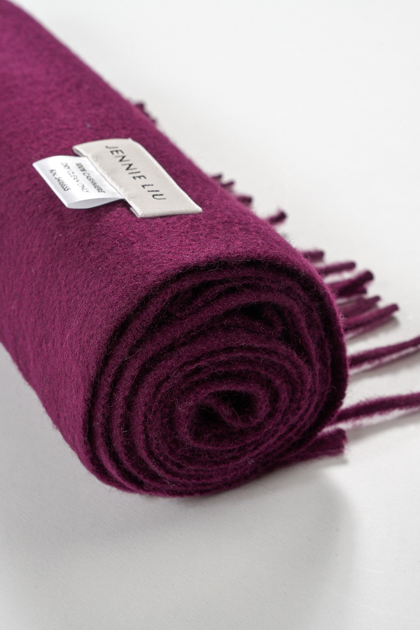 JENNIE LIU Women's 100% Pure Cashmere Scarf 75"x12" Cashmere Scarves for Women