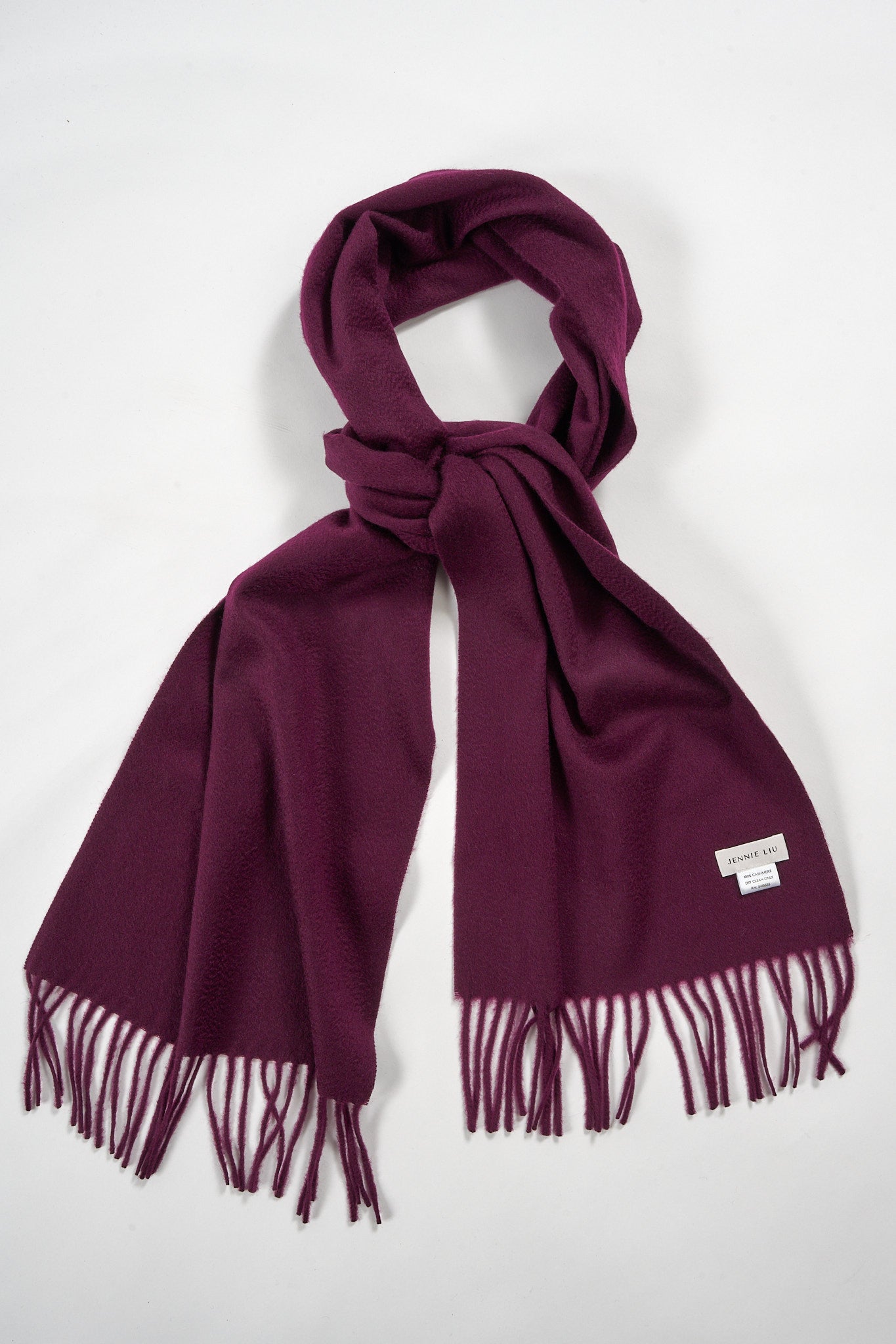 JENNIE LIU Women's 100% Pure Cashmere Scarf 75"x12" Cashmere Scarves for Women