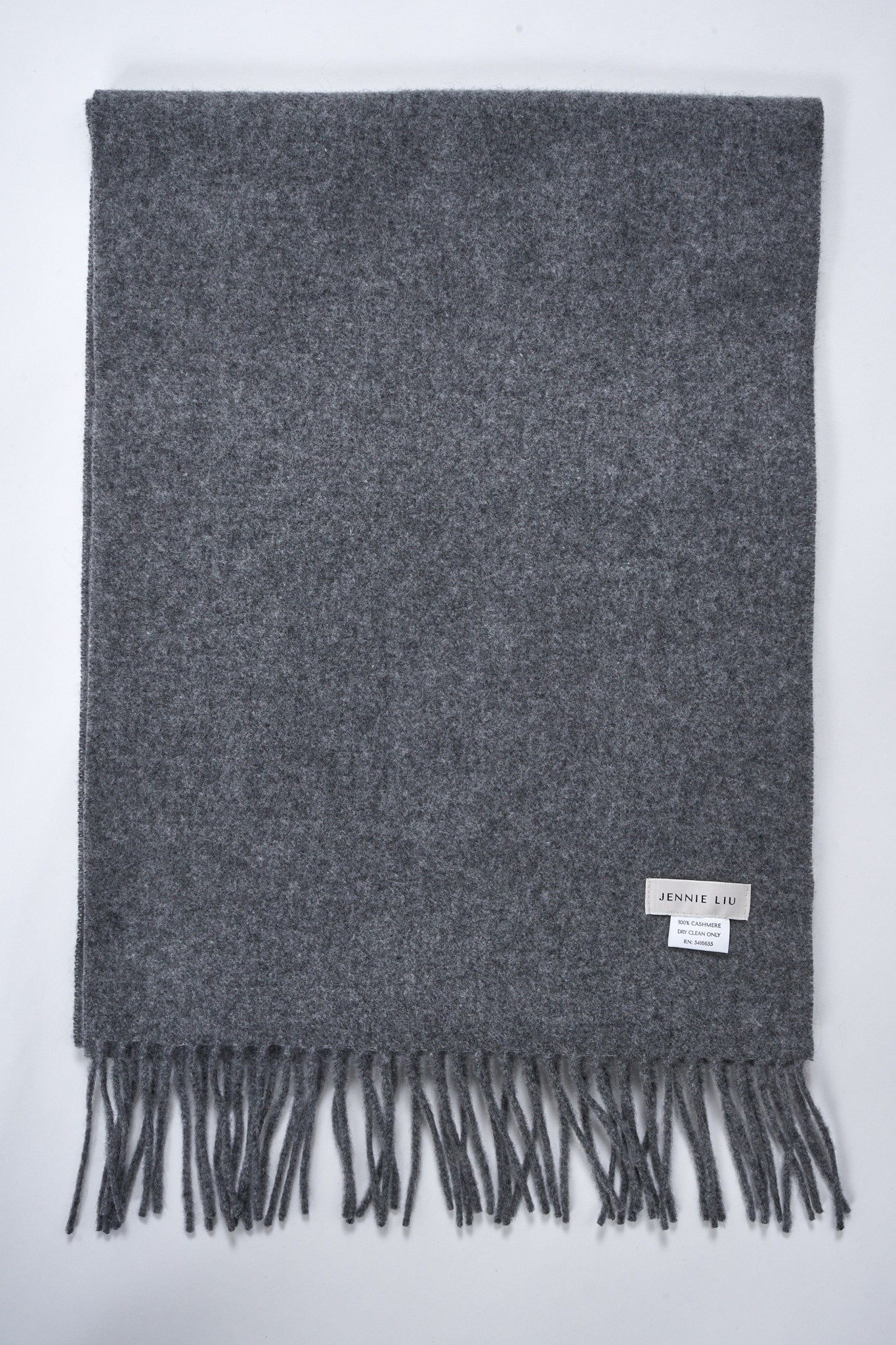 JENNIE LIU Women's 100% Pure Cashmere Scarf 75"x12" Cashmere Scarves for Women