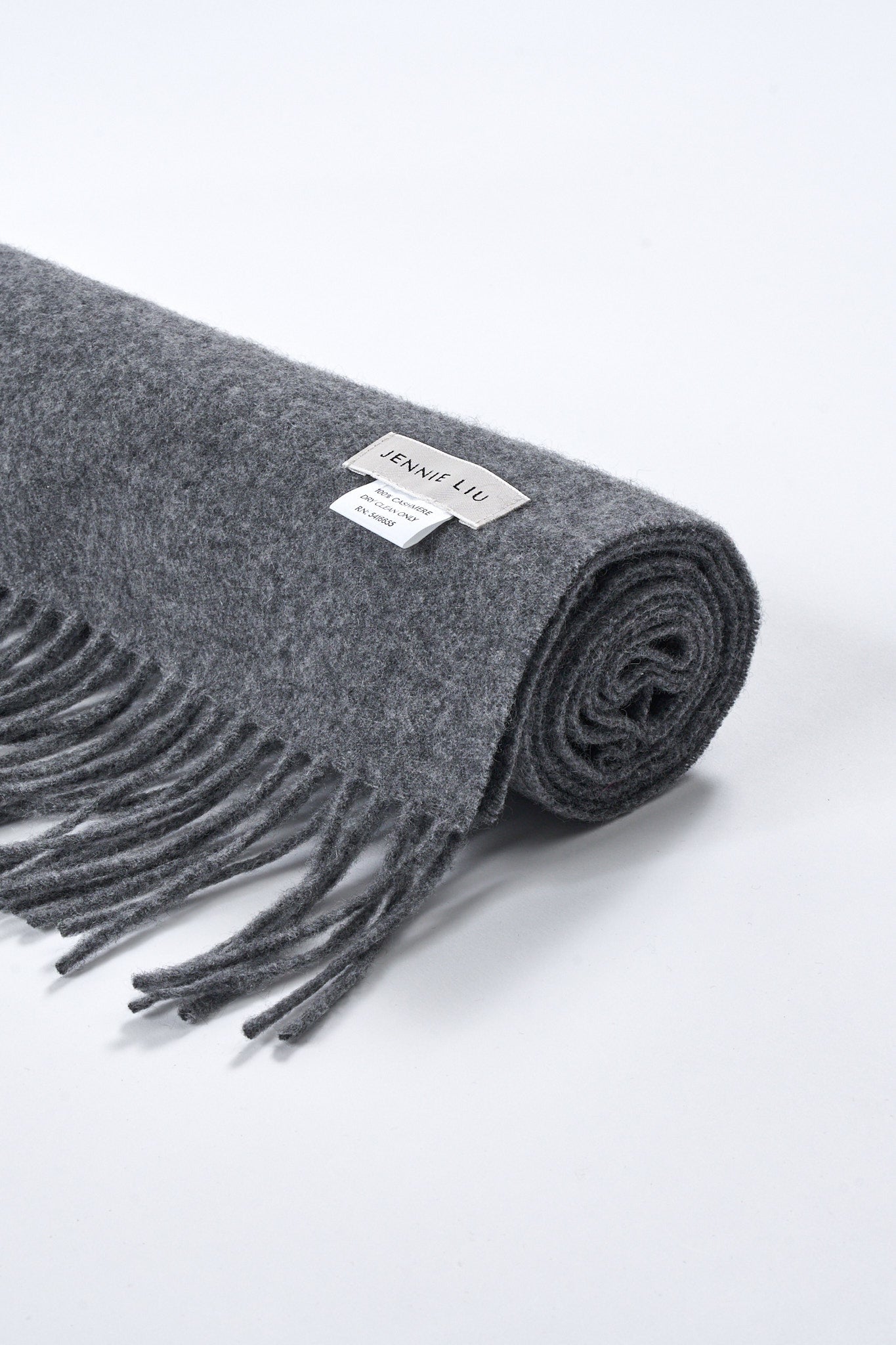 JENNIE LIU Women's 100% Pure Cashmere Scarf 75"x12" Cashmere Scarves for Women