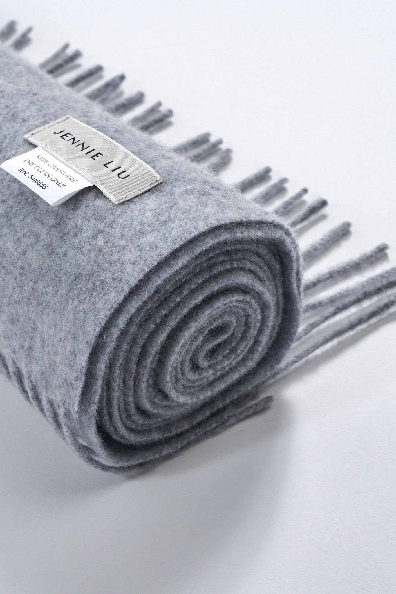 JENNIE LIU Women's 100% Pure Cashmere Scarf 75"x12" Cashmere Scarves for Women