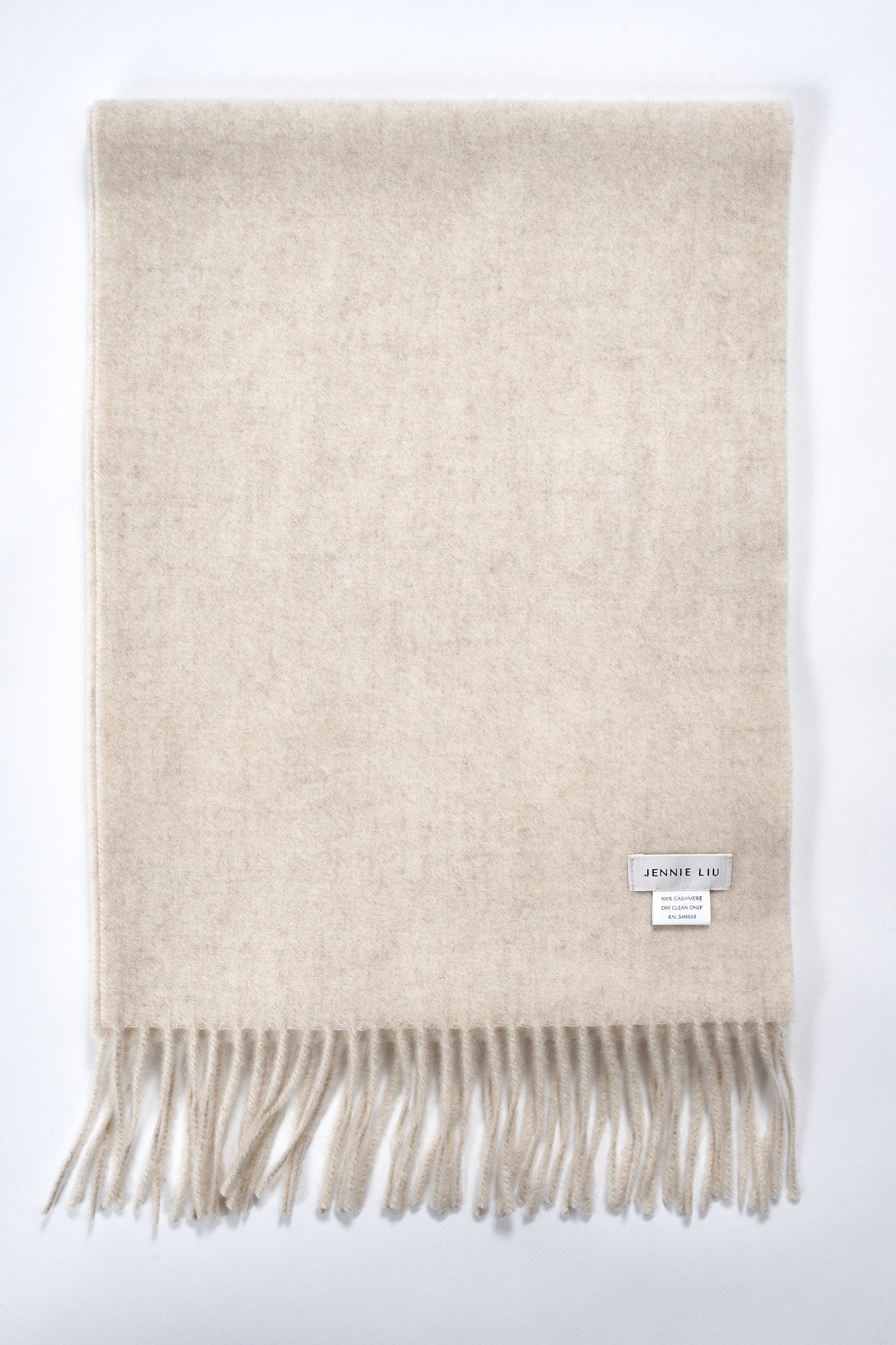 JENNIE LIU Women's 100% Pure Cashmere Scarf 75"x12" Cashmere Scarves for Women