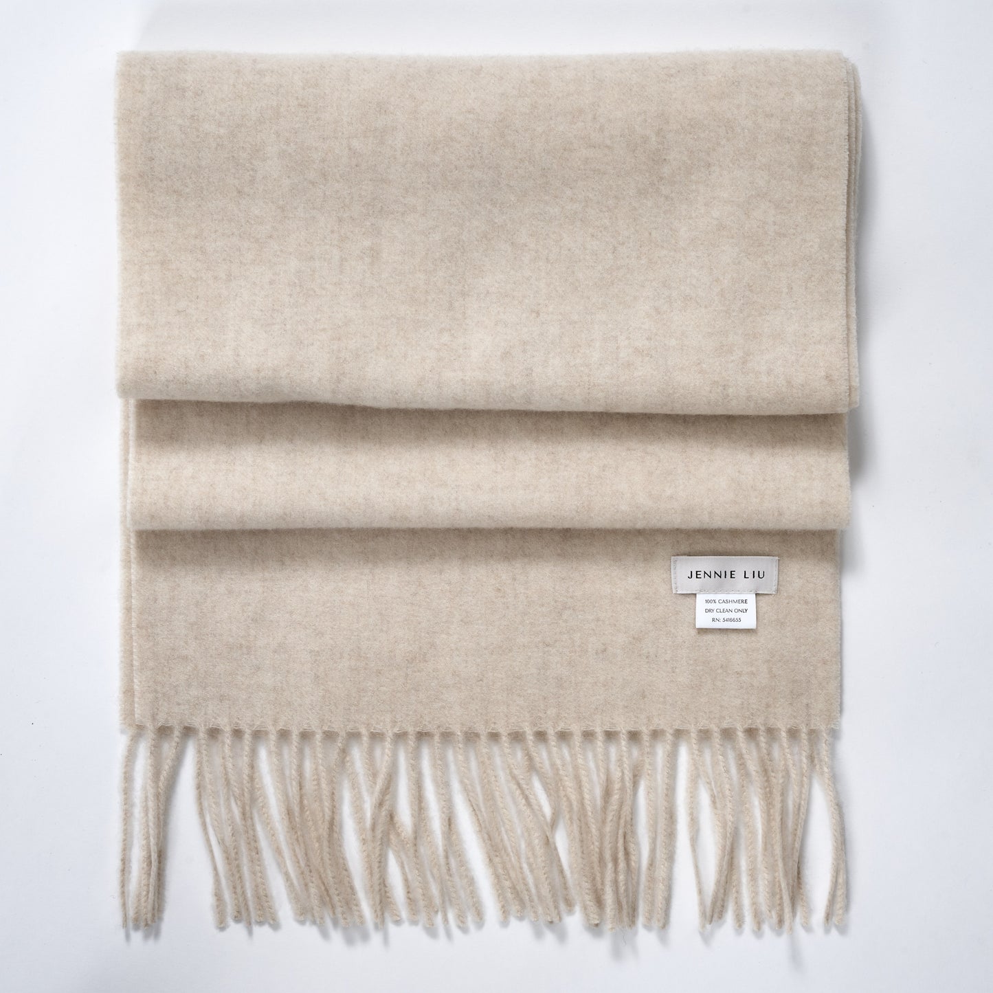 JENNIE LIU Women's 100% Pure Cashmere Scarf 75"x12" Cashmere Scarves for Women