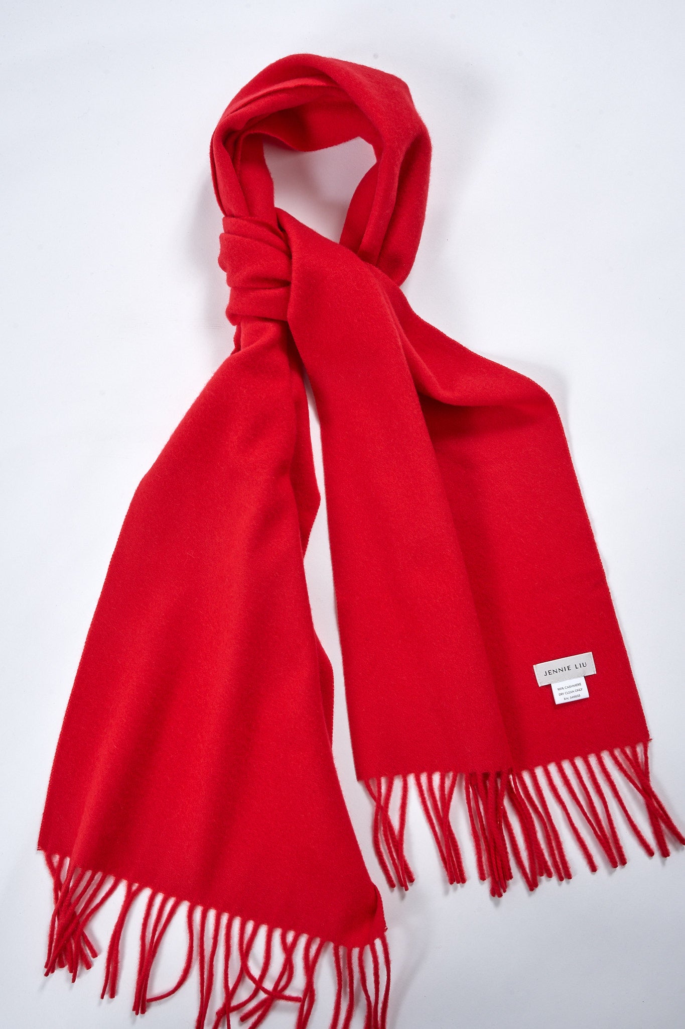 JENNIE LIU Women's 100% Pure Cashmere Scarf 75"x12" Cashmere Scarves for Women