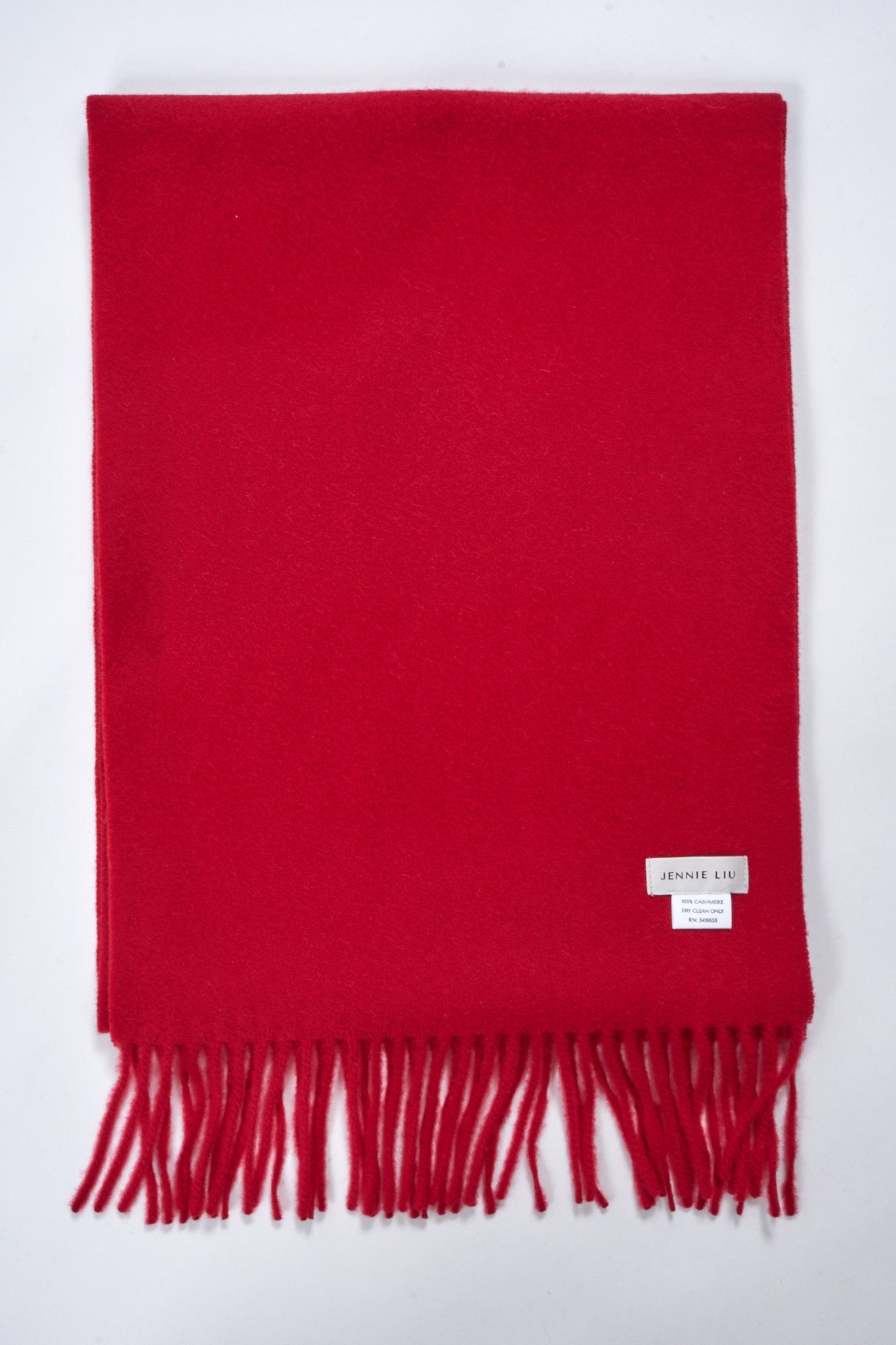 JENNIE LIU Women's 100% Pure Cashmere Scarf 75"x12" Cashmere Scarves for Women