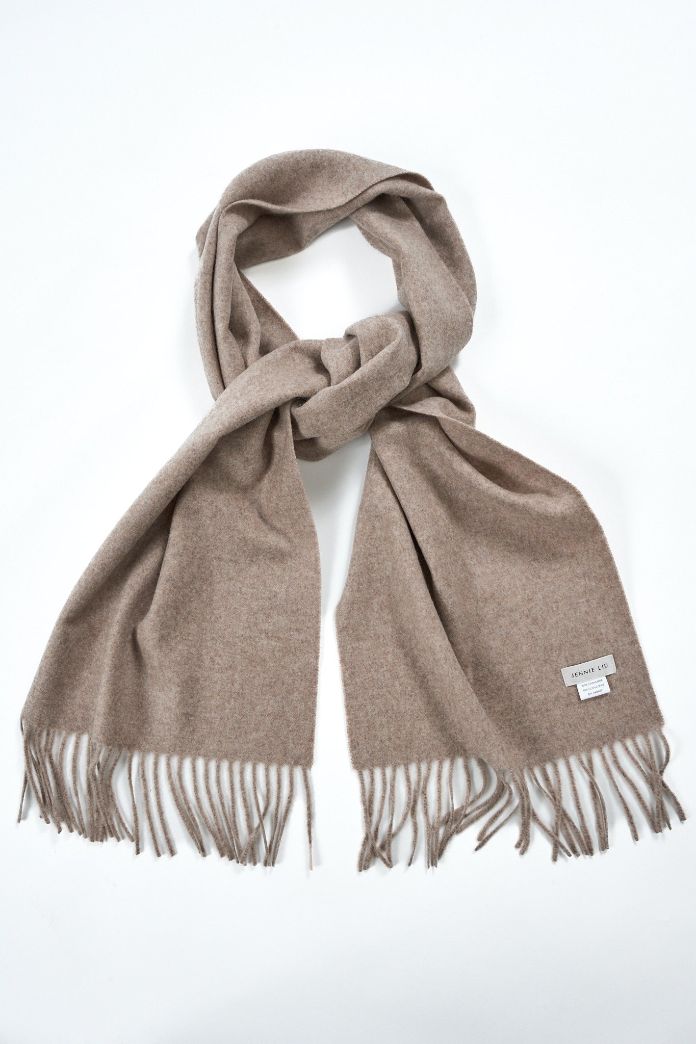 JENNIE LIU Women's 100% Pure Cashmere Scarf 75"x12" Cashmere Scarves for Women