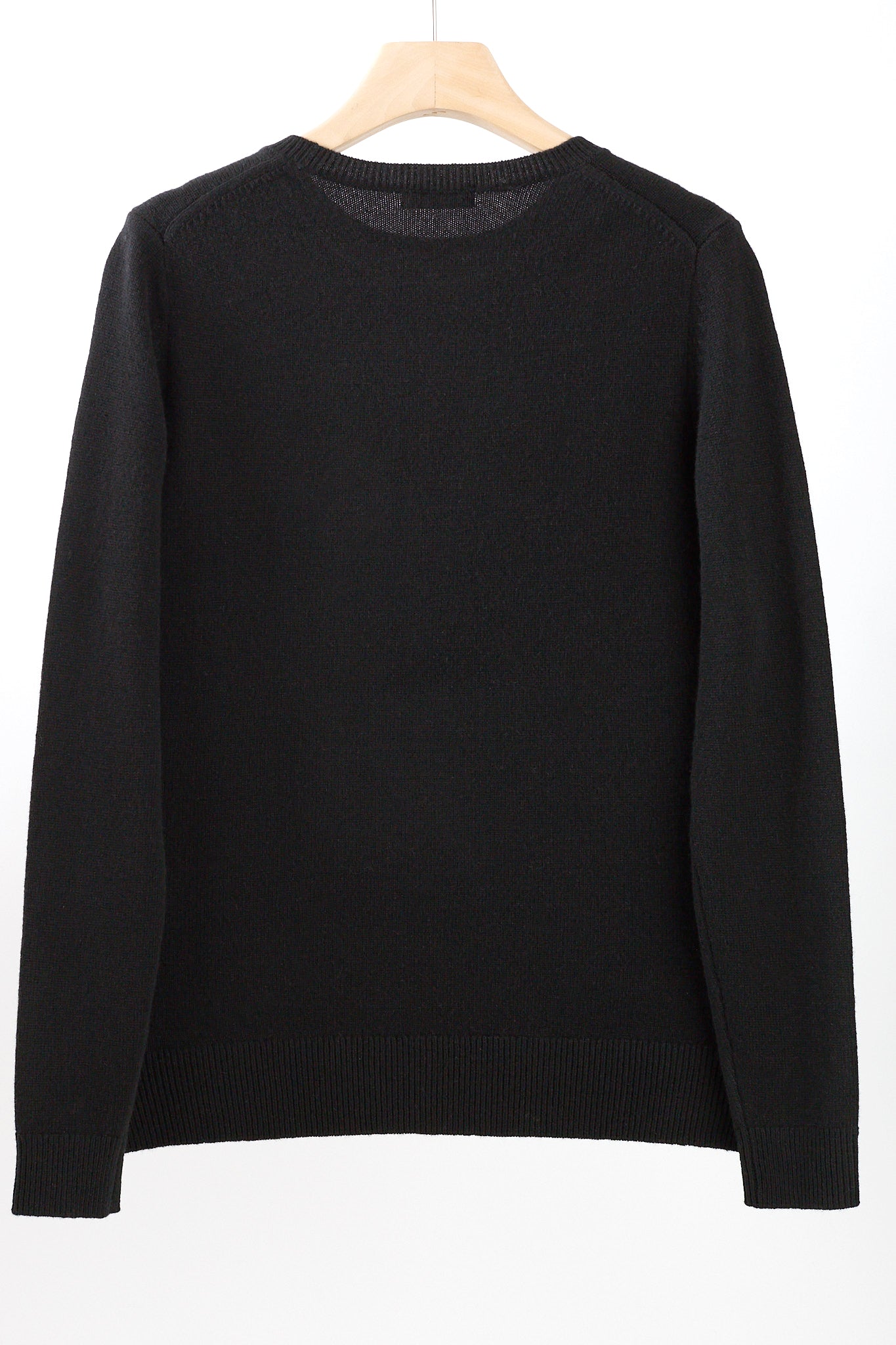 JENNIE LIU Women's 100% Pure Cashmere Long Sleeve Crew Neck Sweater