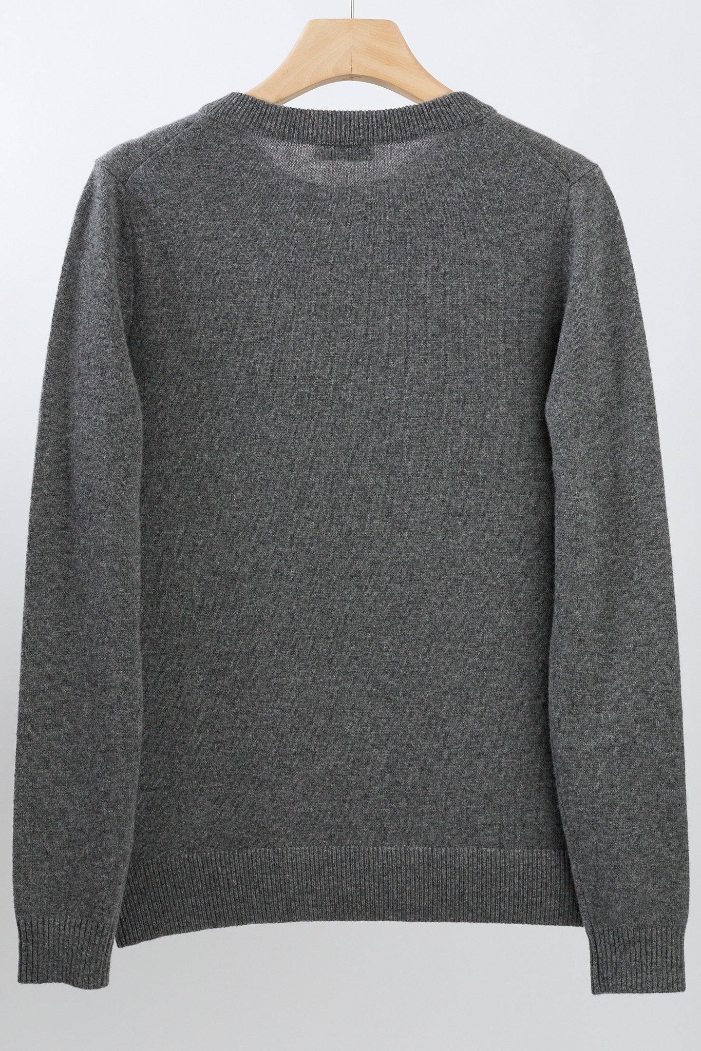 JENNIE LIU Women's 100% Pure Cashmere Long Sleeve Crew Neck Sweater