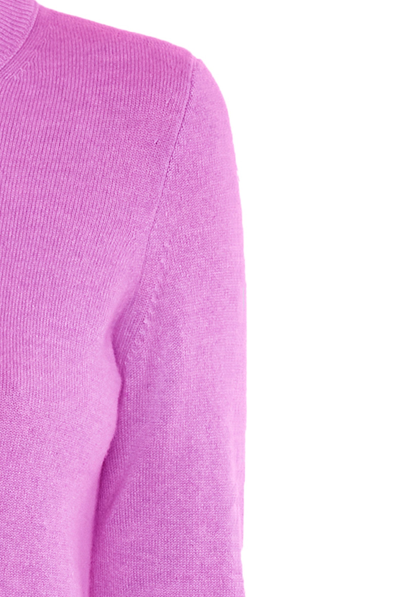 JENNIE LIU Women's 100% Pure Cashmere Long Sleeve Crew Neck Sweater