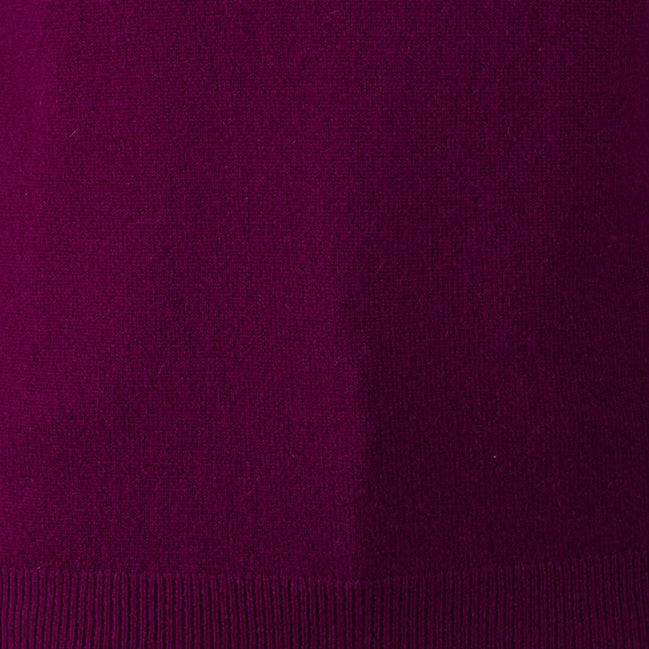 JENNIE LIU Women's 100% Pure Cashmere Long Sleeve Crew Neck Sweater