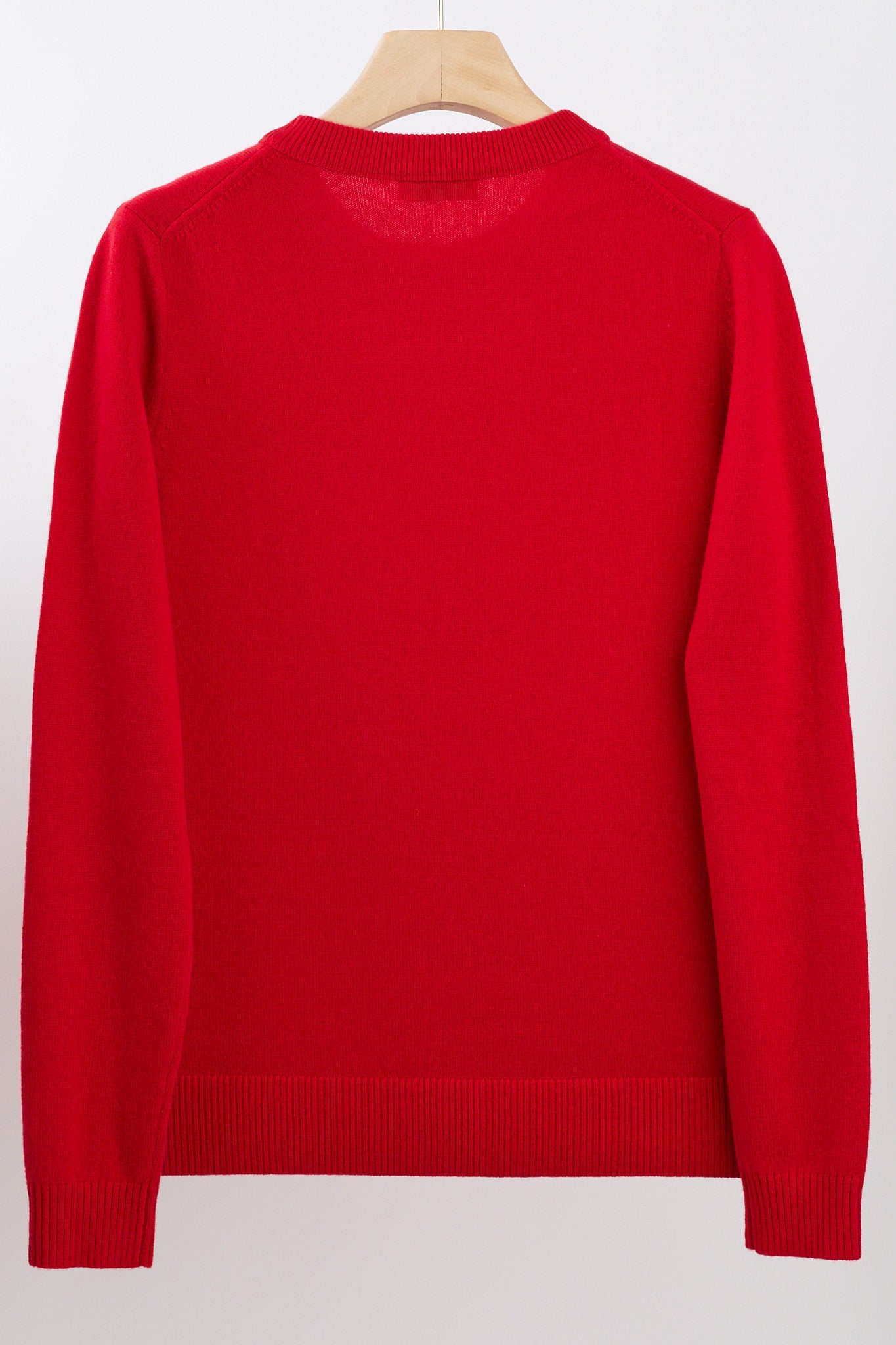 JENNIE LIU Women's 100% Pure Cashmere Long Sleeve Crew Neck Sweater