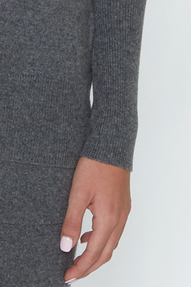 JENNIE LIU Women's 100% Pure Cashmere Long Sleeve Ava V Neck Pullover Sweater