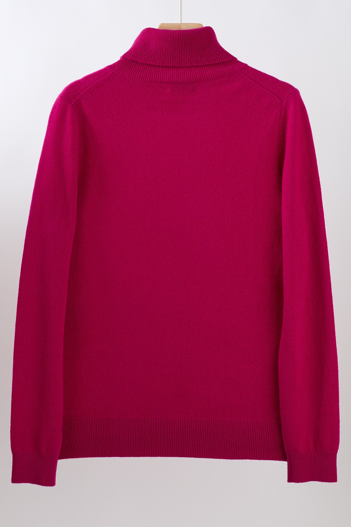 JENNIE LIU Women's 100% Pure Cashmere Long Sleeve Pullover Turtleneck Sweater