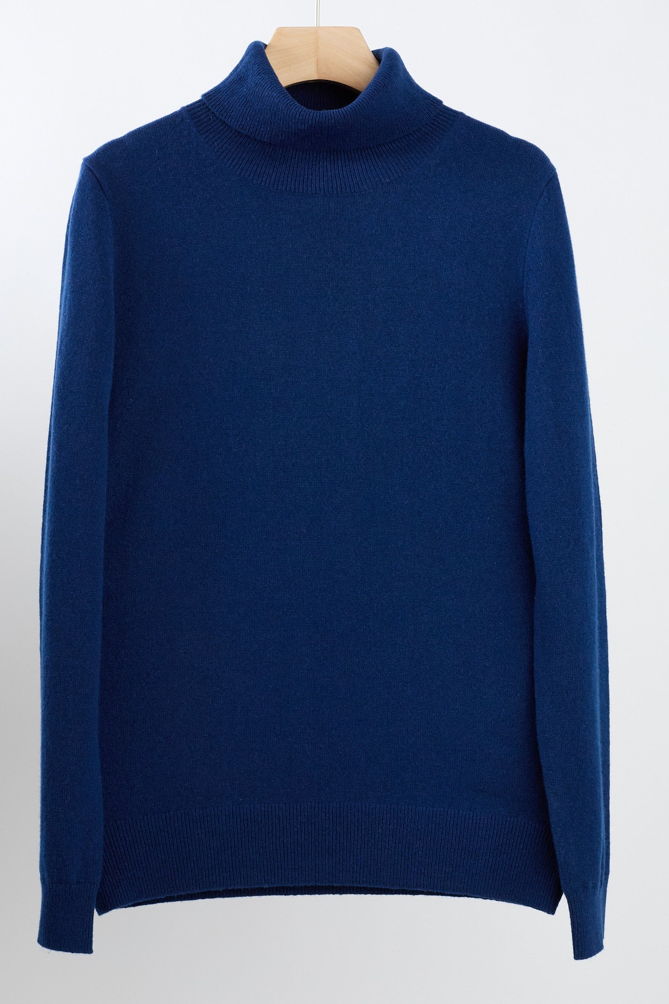 JENNIE LIU Women's 100% Pure Cashmere Long Sleeve Pullover Turtleneck Sweater