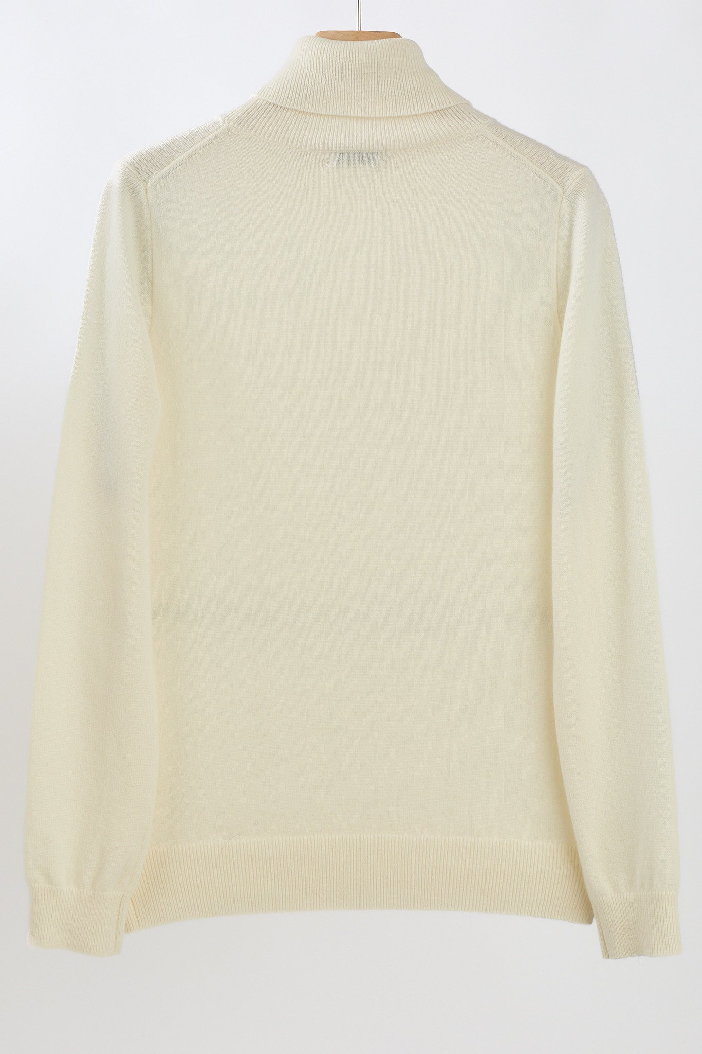 JENNIE LIU Women's 100% Pure Cashmere Long Sleeve Pullover Turtleneck Sweater