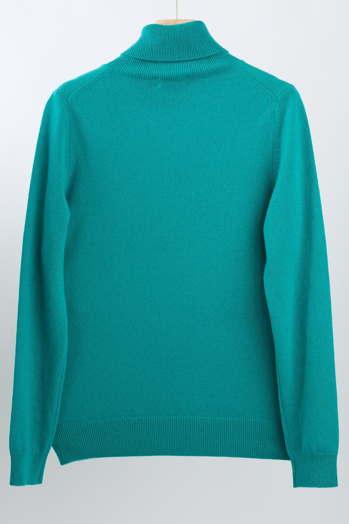 JENNIE LIU Women's 100% Pure Cashmere Long Sleeve Pullover Turtleneck Sweater