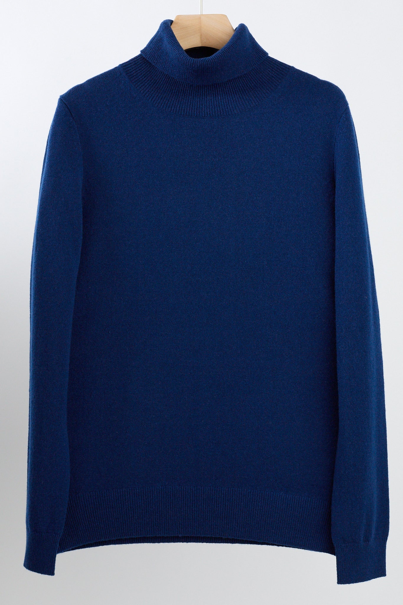 JENNIE LIU Women's 100% Pure Cashmere Long Sleeve Pullover Turtleneck Sweater