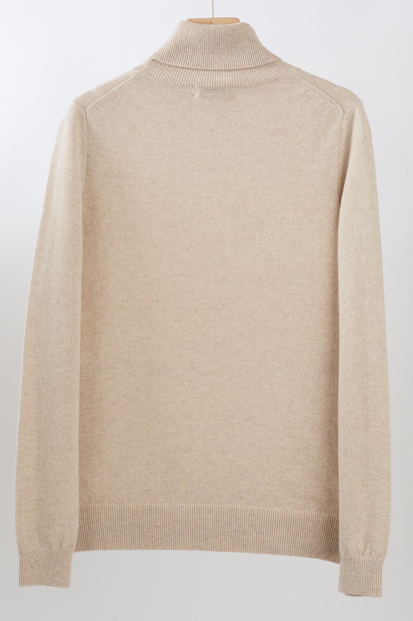 JENNIE LIU Women's 100% Pure Cashmere Long Sleeve Pullover Turtleneck Sweater