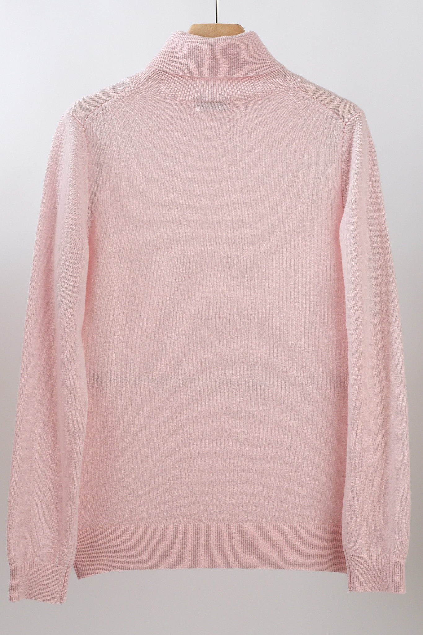 JENNIE LIU Women's 100% Pure Cashmere Long Sleeve Pullover Turtleneck Sweater