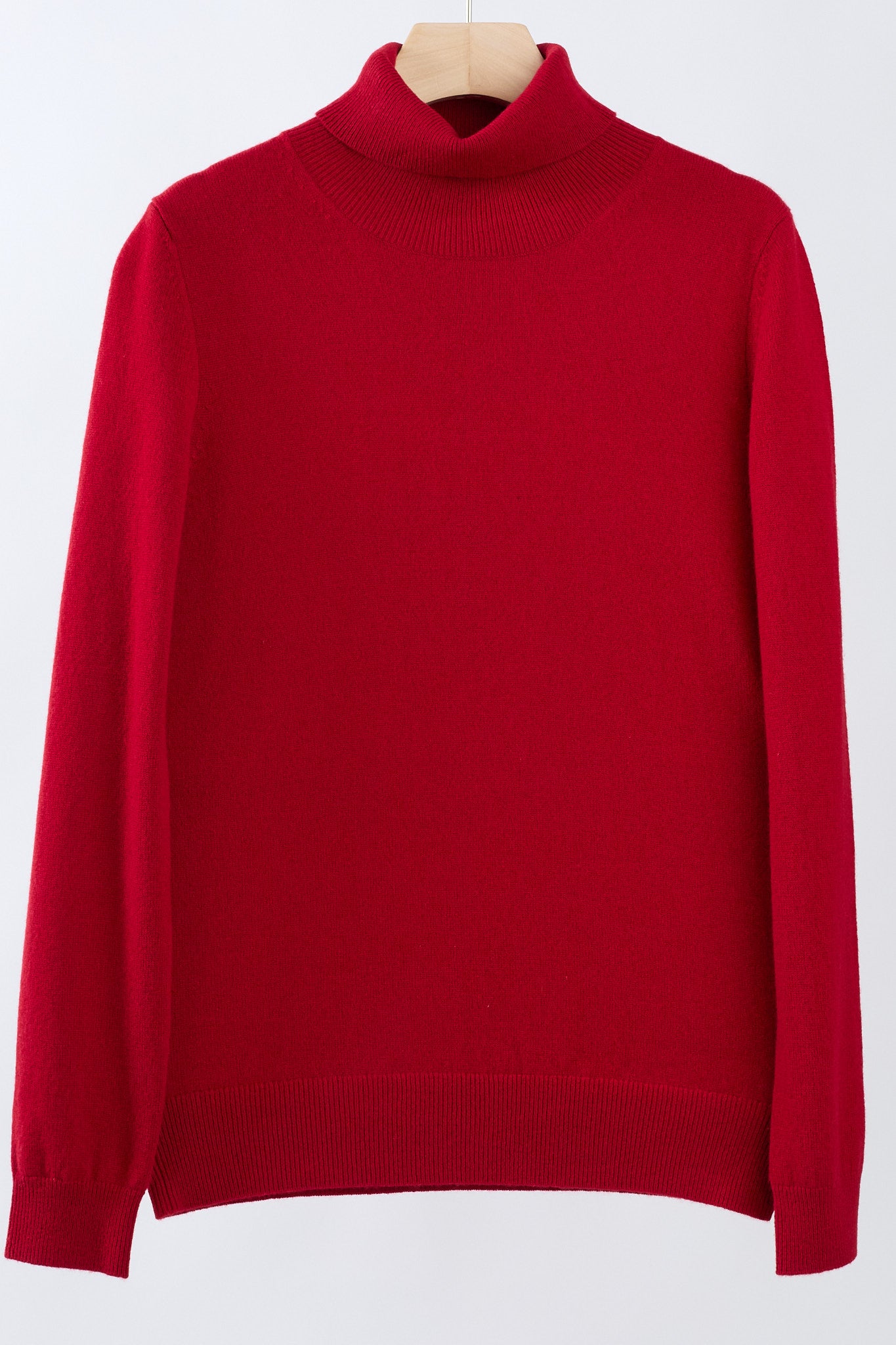 JENNIE LIU Women's 100% Pure Cashmere Long Sleeve Pullover Turtleneck Sweater