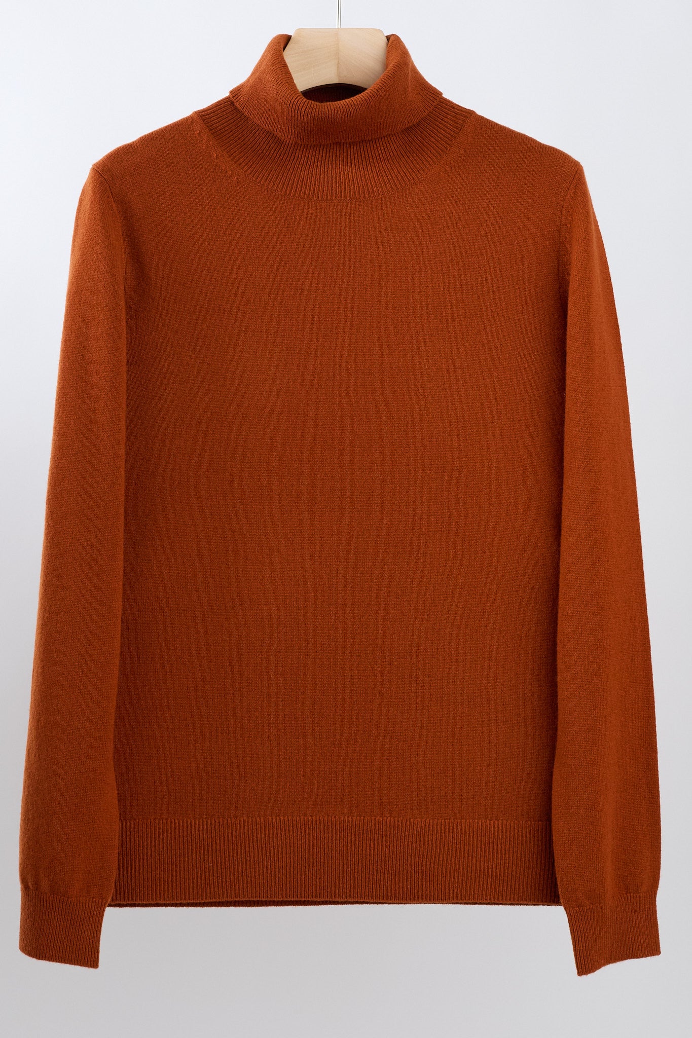 JENNIE LIU Women's 100% Pure Cashmere Long Sleeve Pullover Turtleneck Sweater