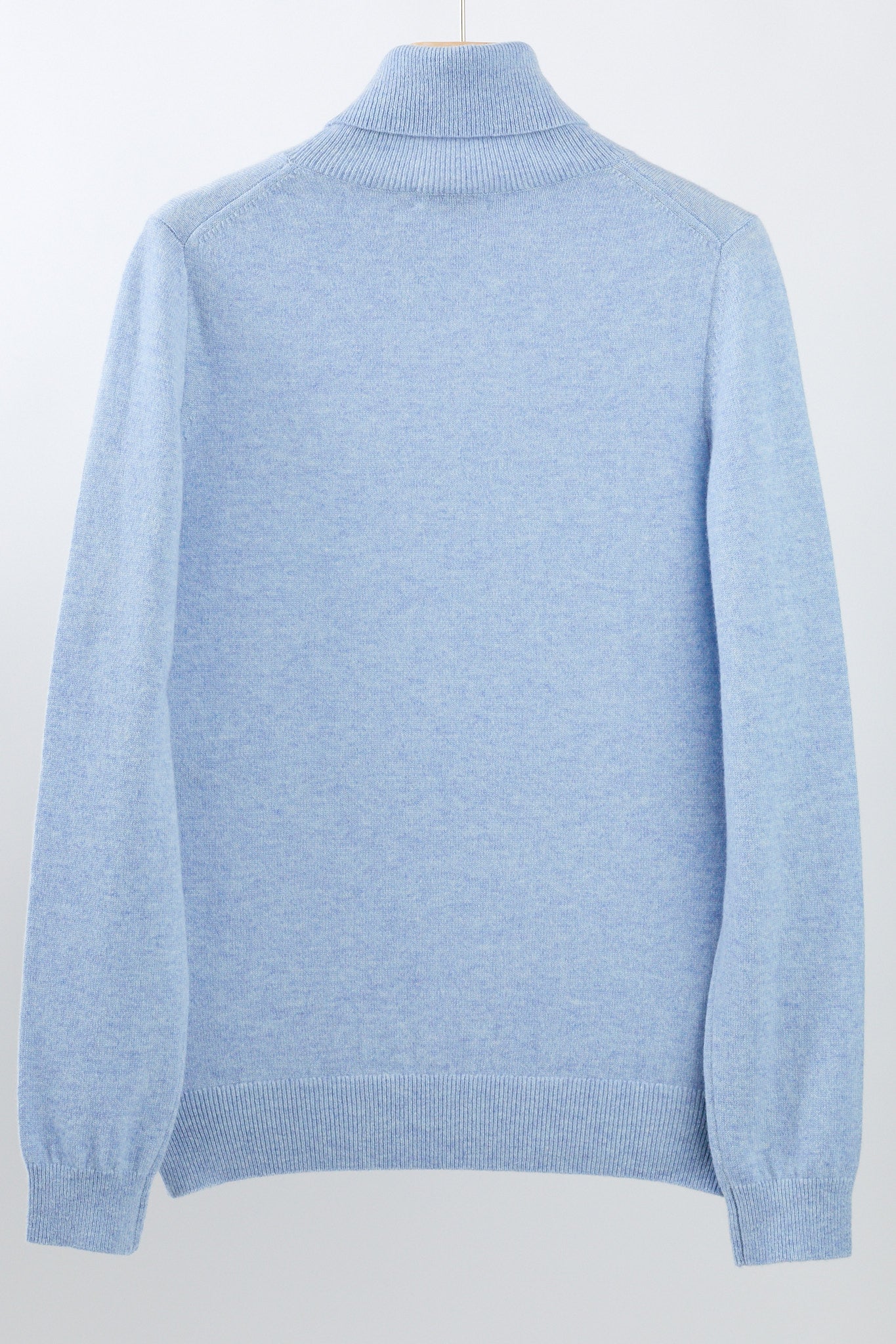 JENNIE LIU Women's 100% Pure Cashmere Long Sleeve Pullover Turtleneck Sweater