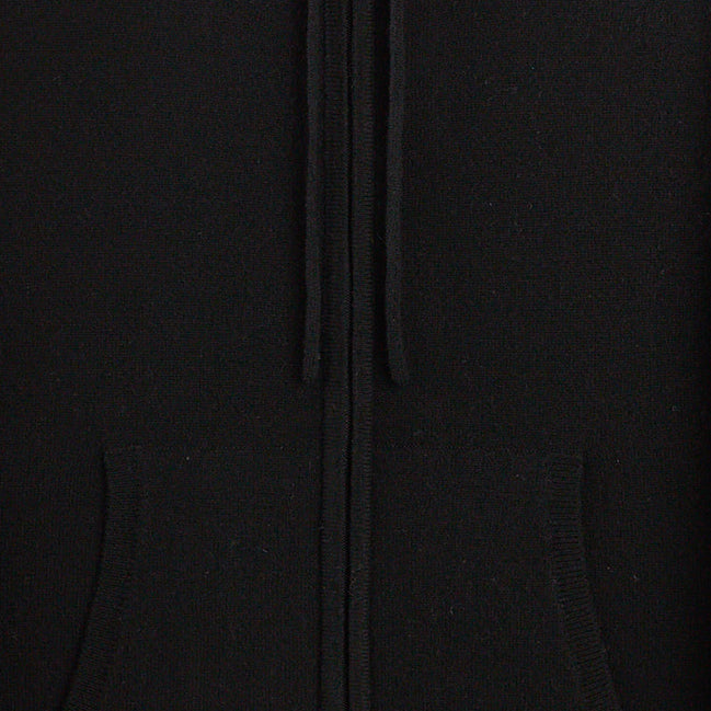 JENNIE LIU Women's 100% Pure Cashmere Long Sleeve Zip Hoodie Cardigan Sweater